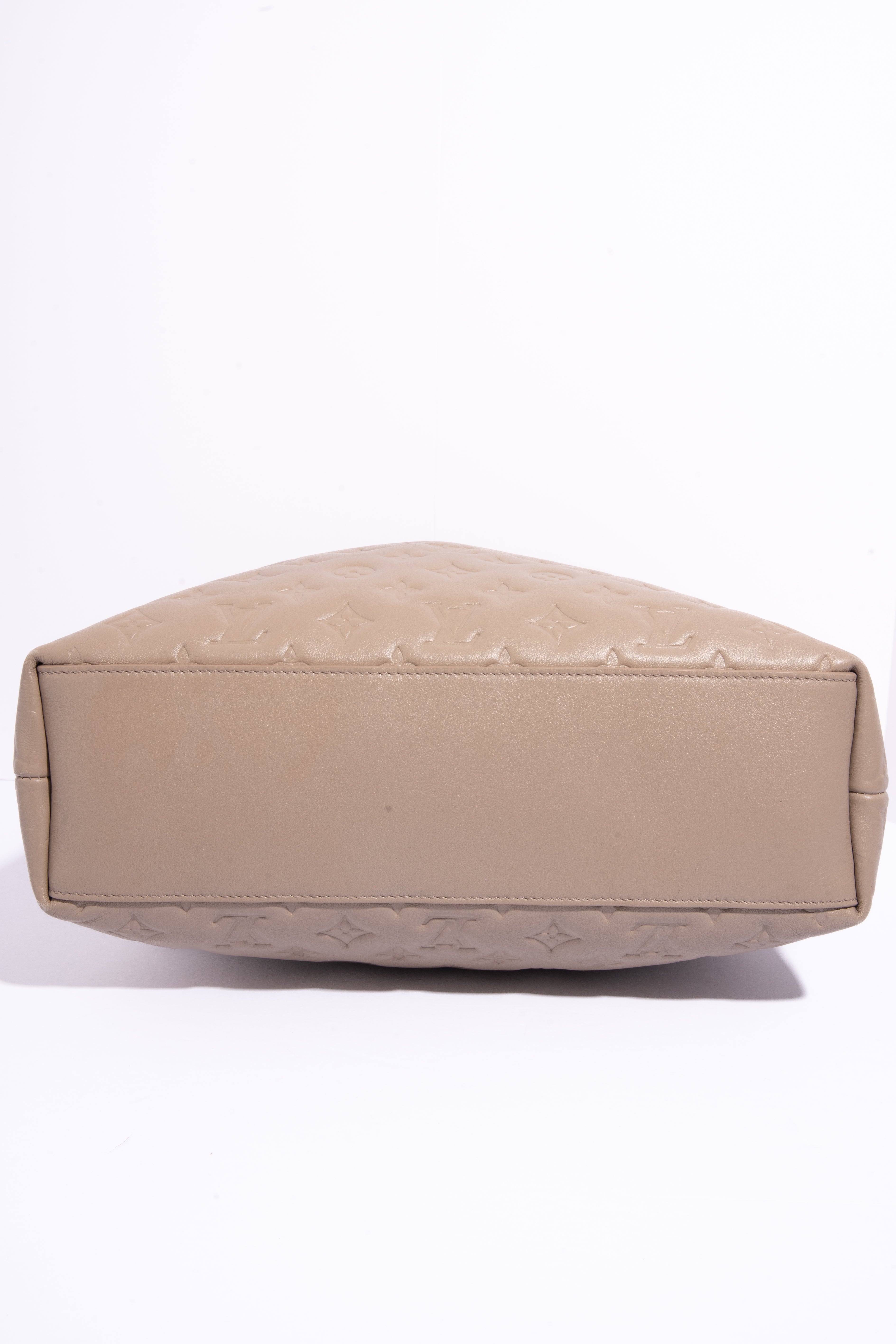 LOUIS VUITTON Coussin Taupe MM Hobo