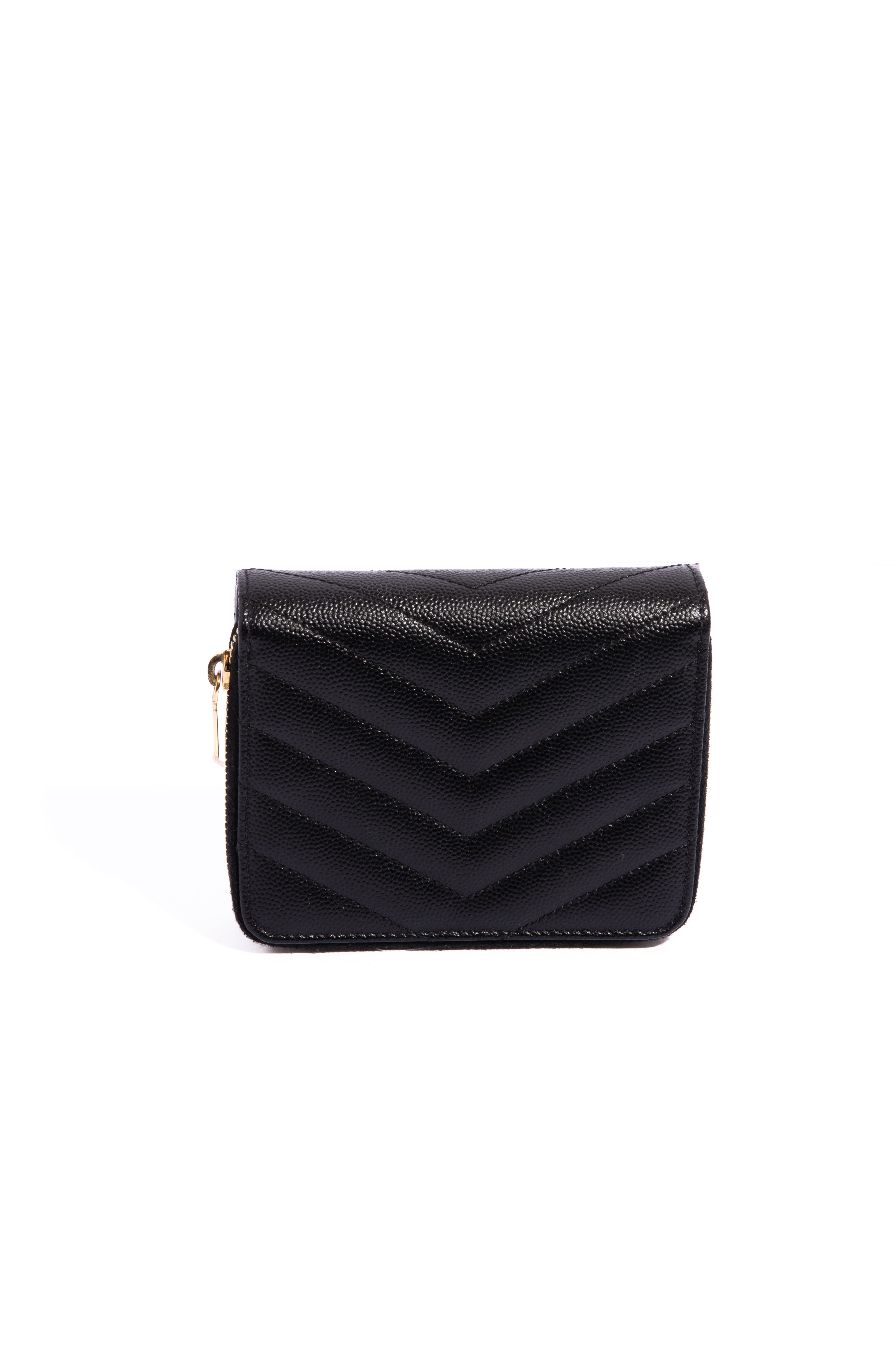 SAINT LAURENT Matelasse Bi Fold Wallet