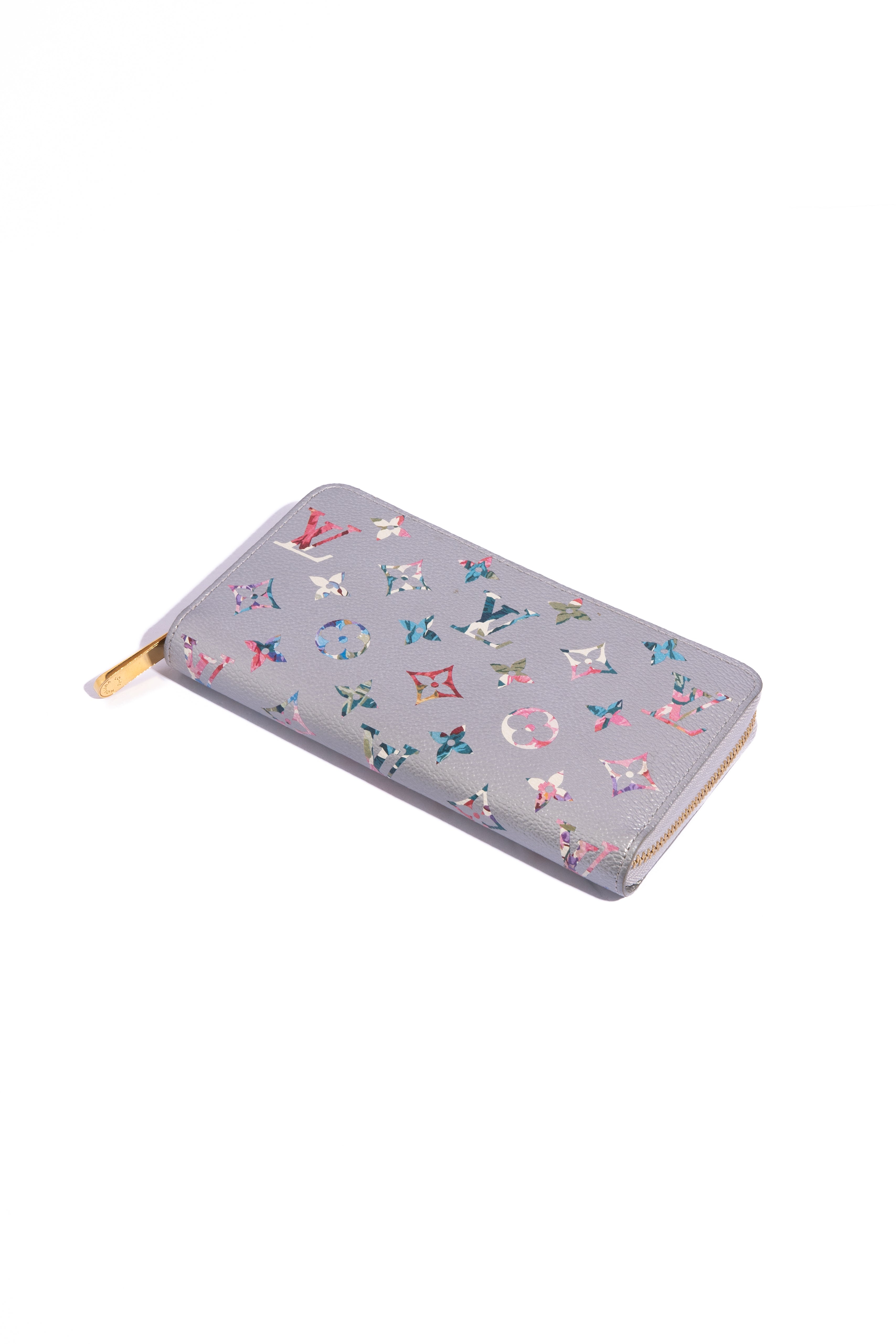 LOUIS VUITTON Metallic Garden Zippy Wallet