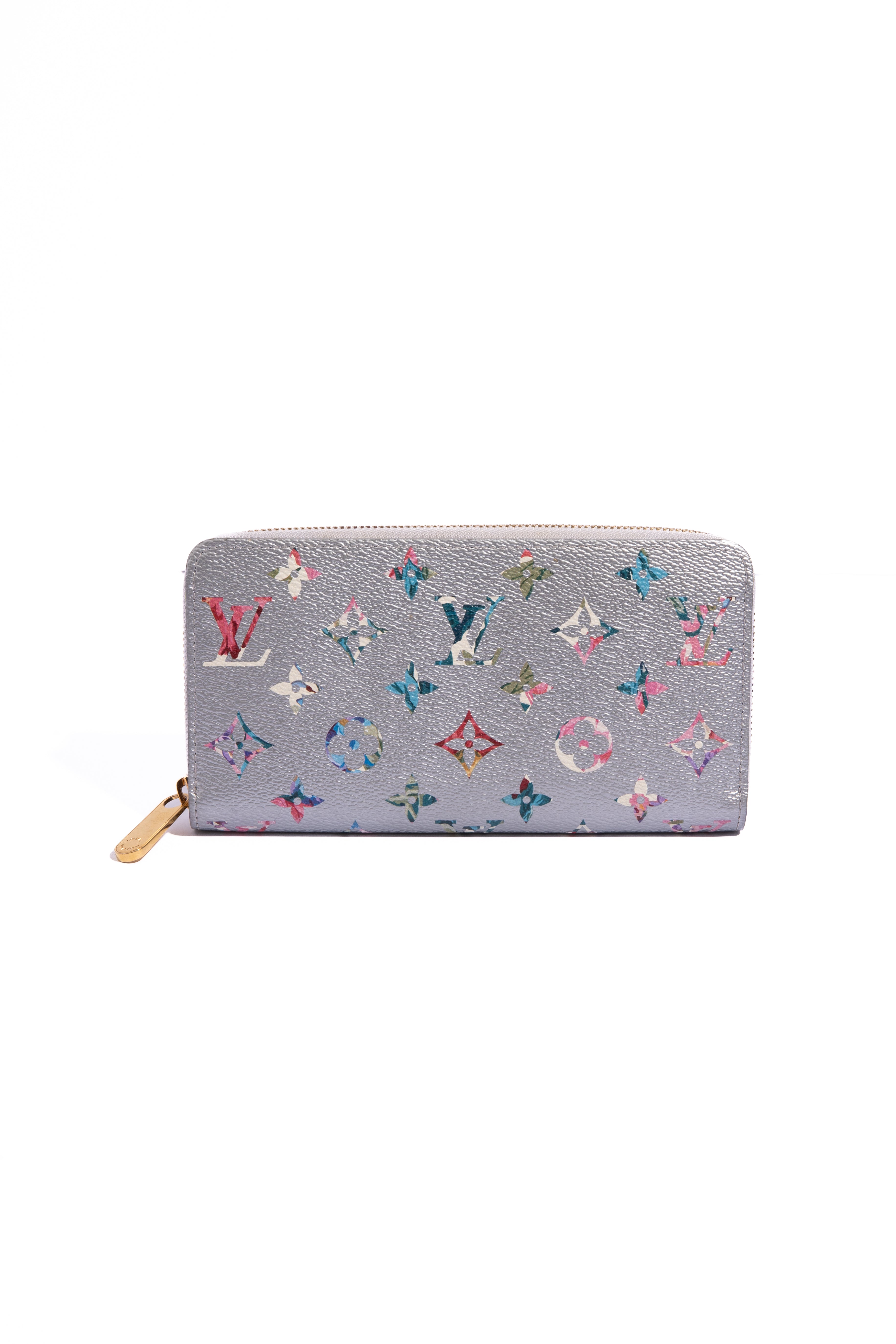 LOUIS VUITTON Metallic Garden Zippy Wallet