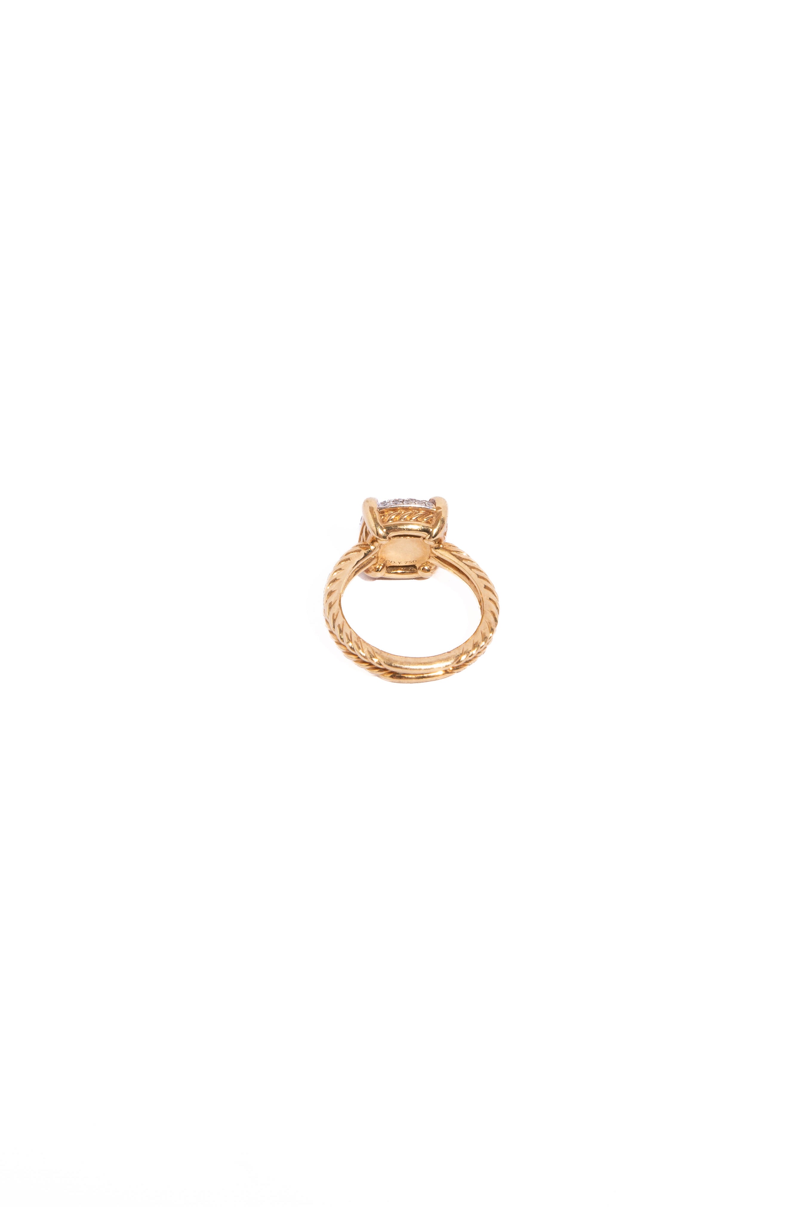 DAVID YURMAN 18K & Diamond Chatelaine Ring