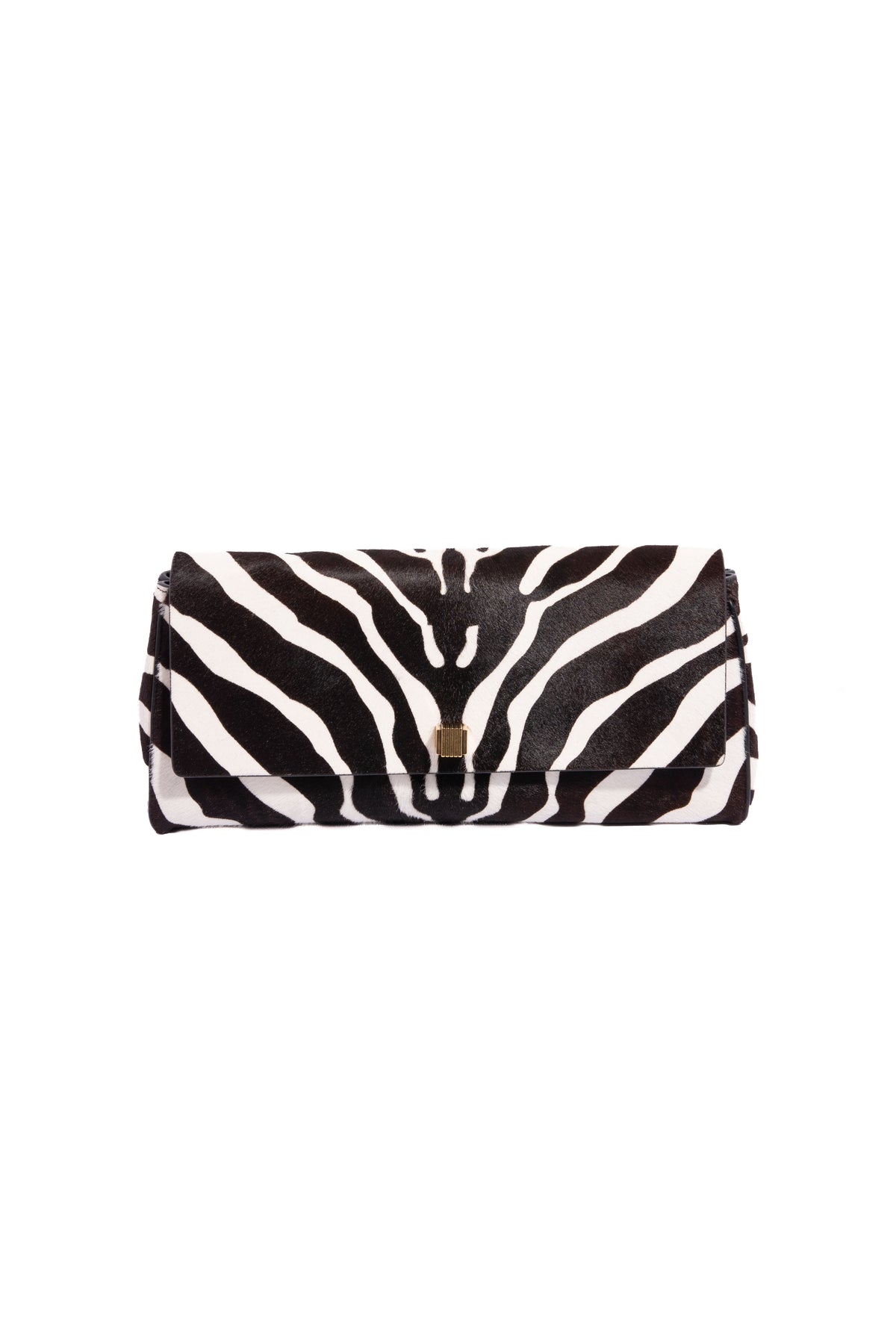 KHAITE Zebra Calfhair 'Audrey' Clutch