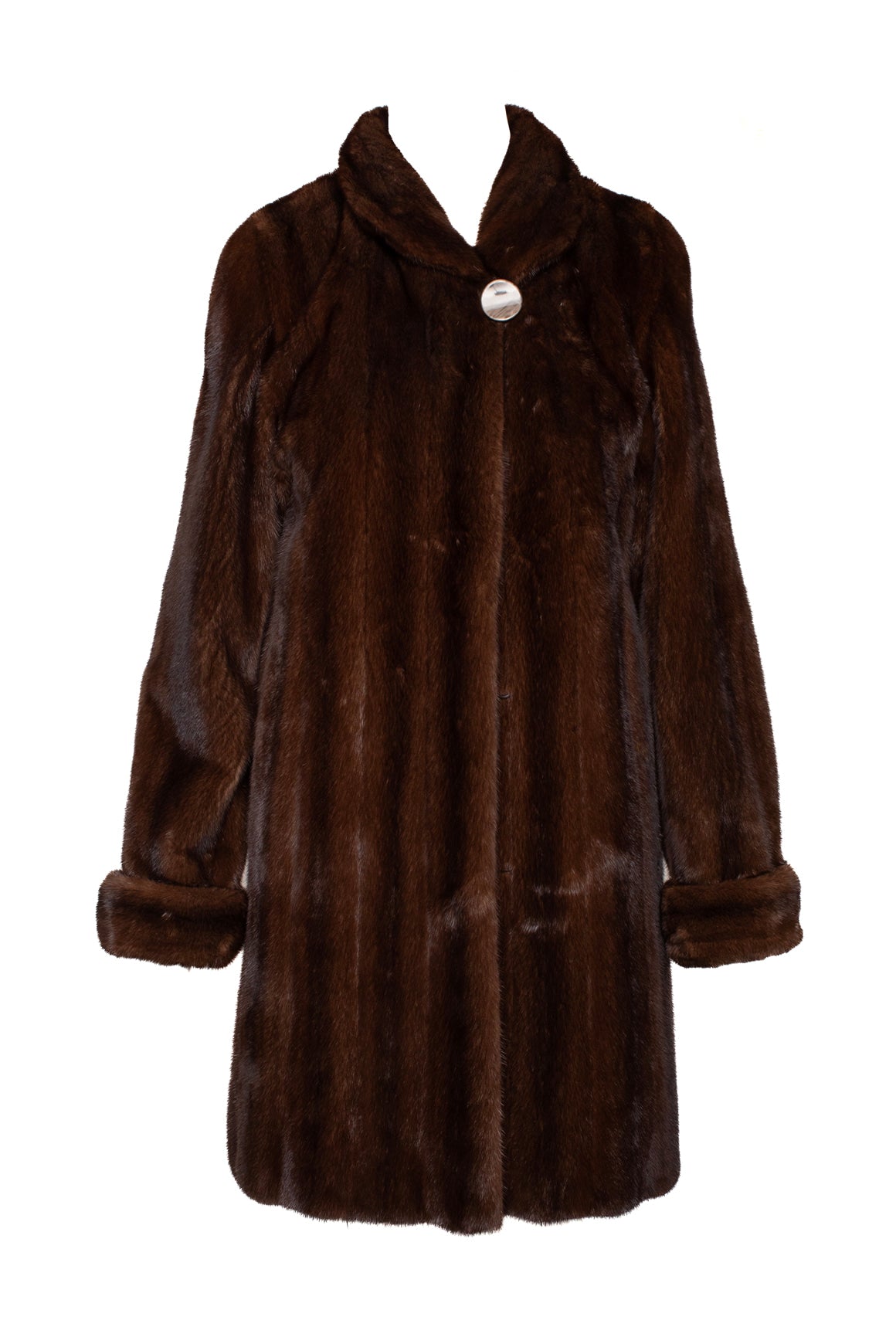 DENNIS BASSO Mink Coat (Sz. 4)