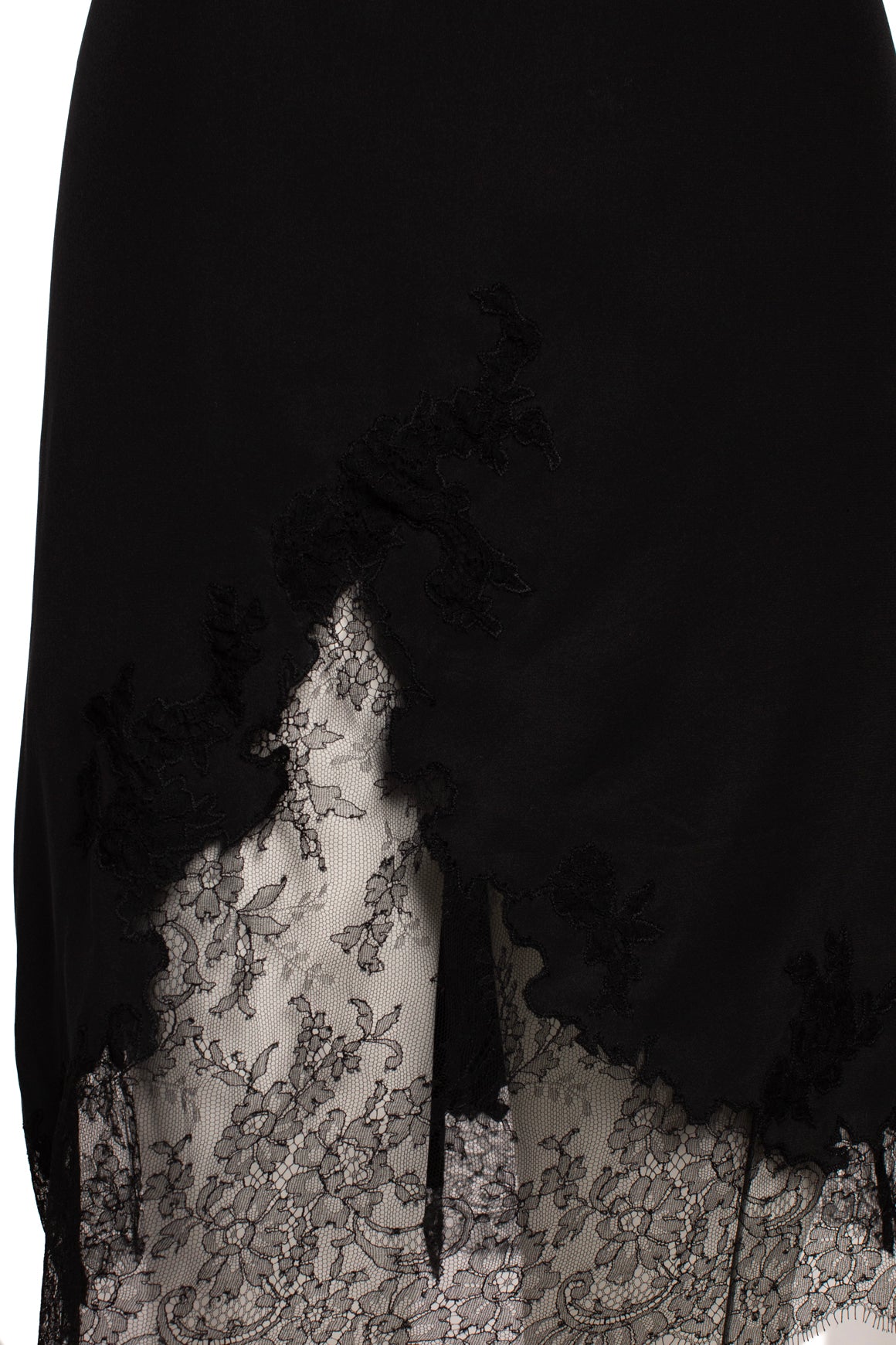 DRIES VAN NOTEN Lace Slip Skirt (Sz. 40/8)