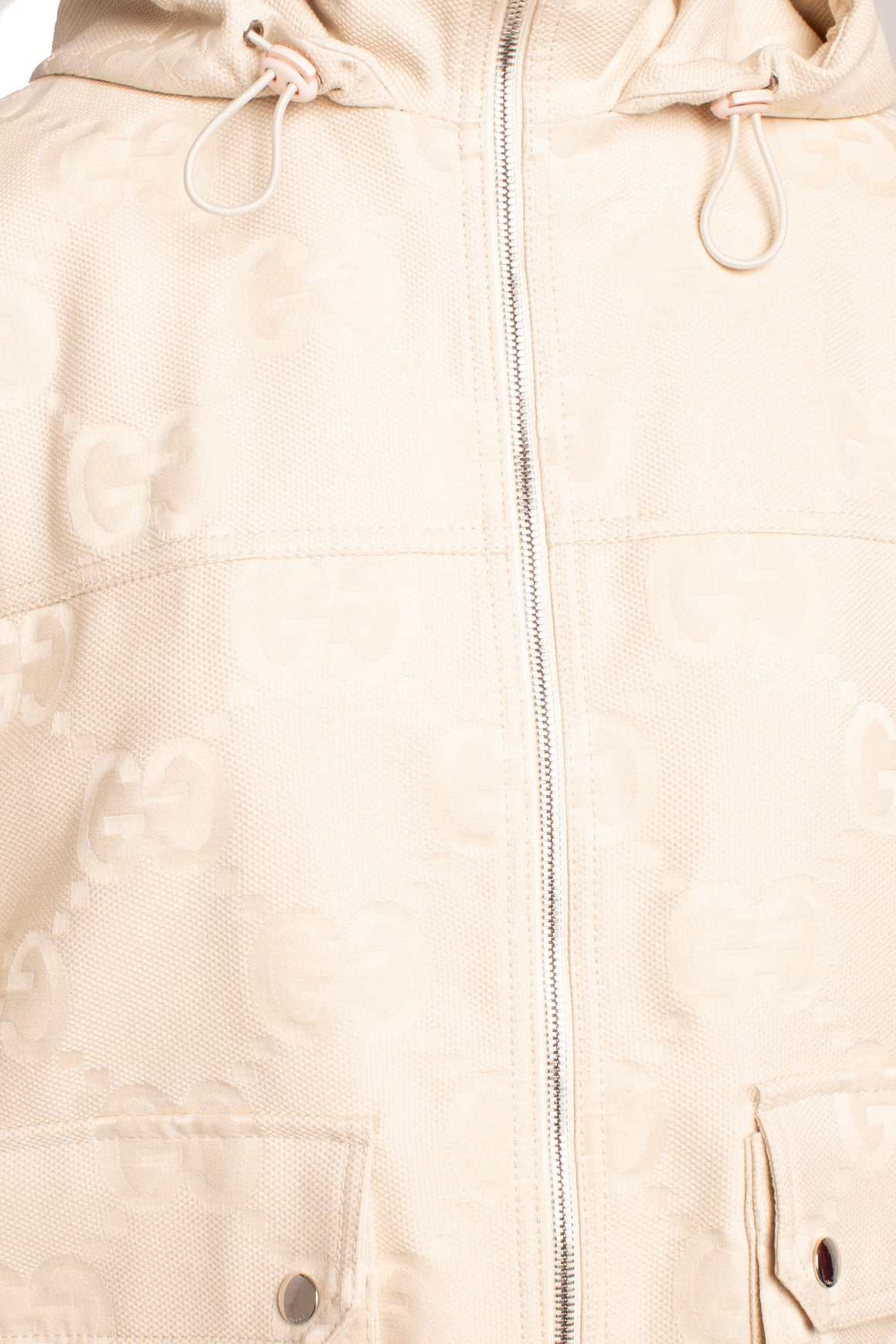 GUCCI Jumbo Logo Print Jacket (Sz. 42/8)