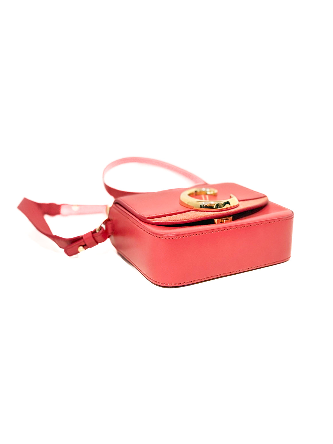 CHLOE Brick Leather Mini 'C' Shoulder Bag