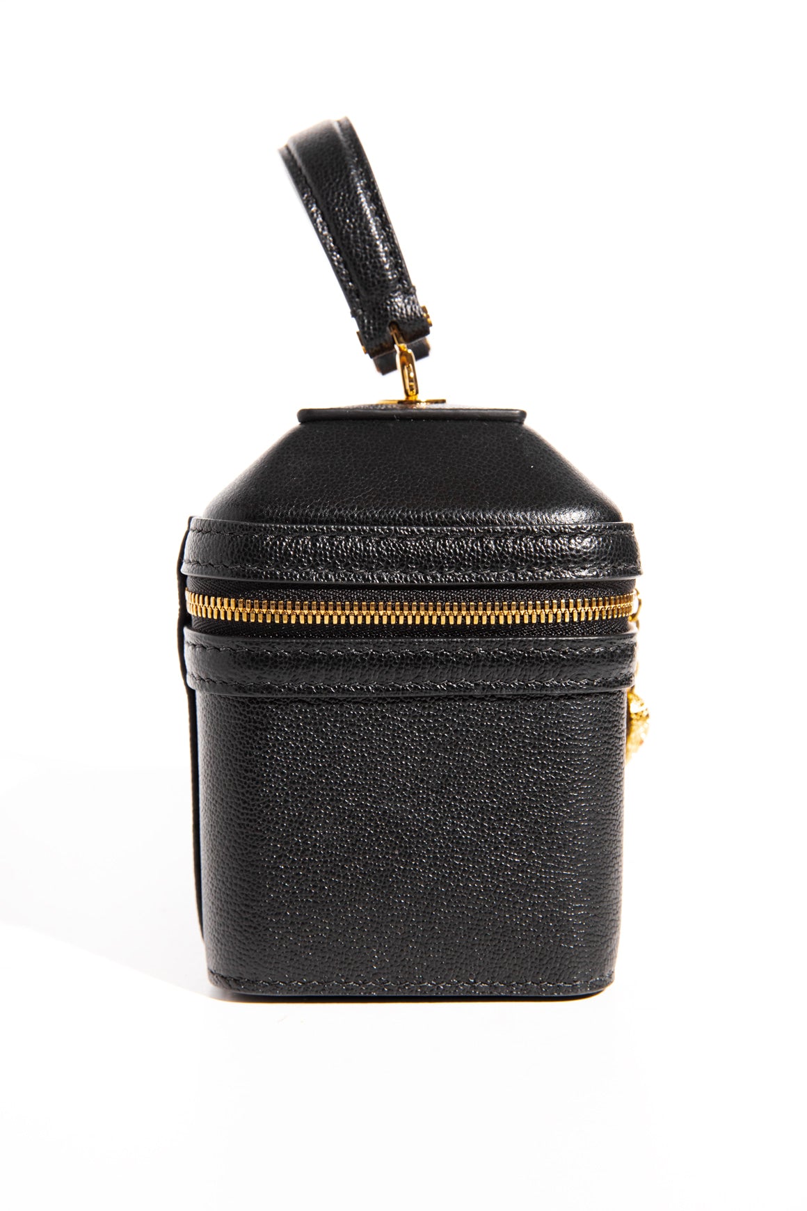 BVLGARI Black Leather Serpenti Forever Jewelry Box