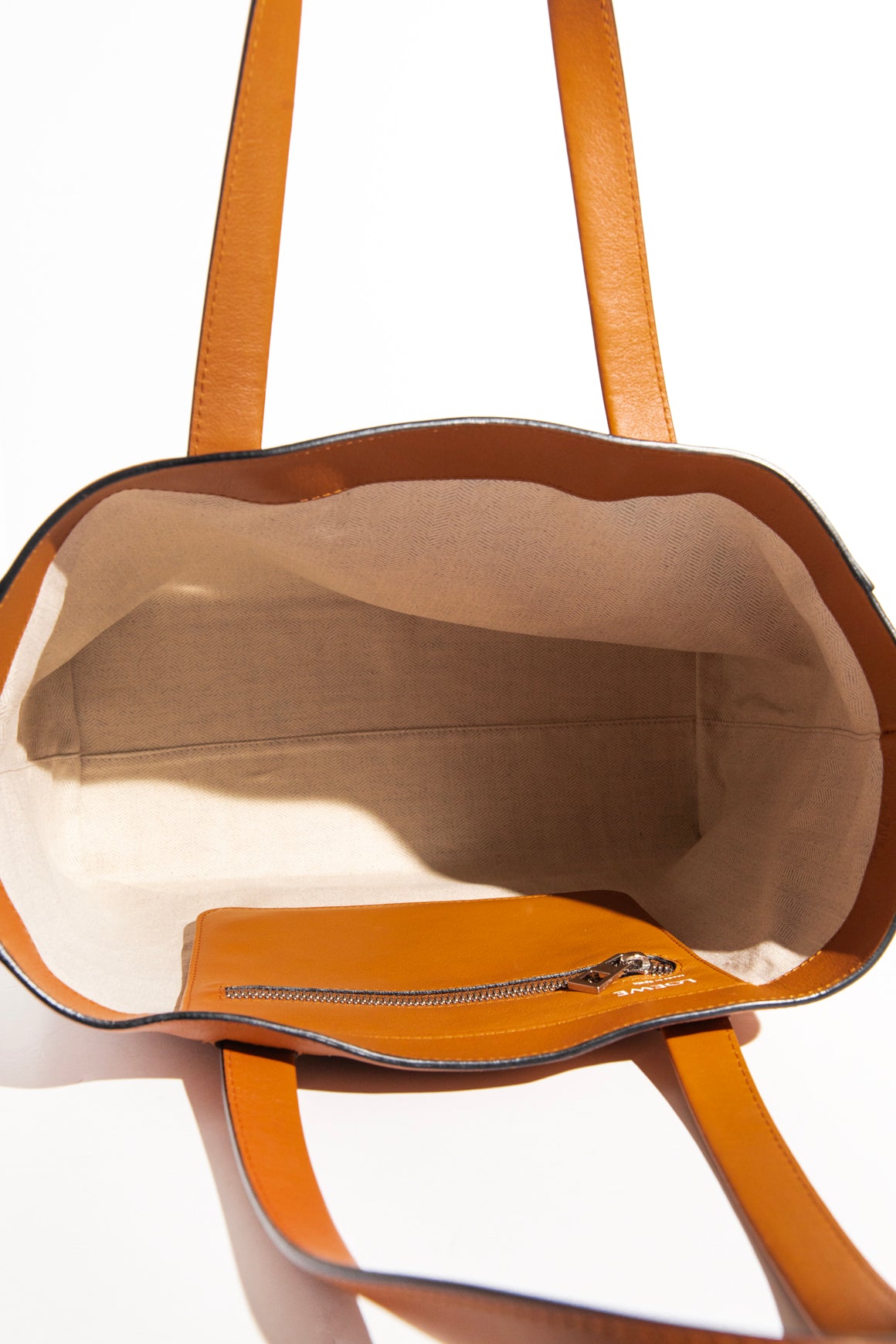 LOEWE Anagram East West Leather Tote
