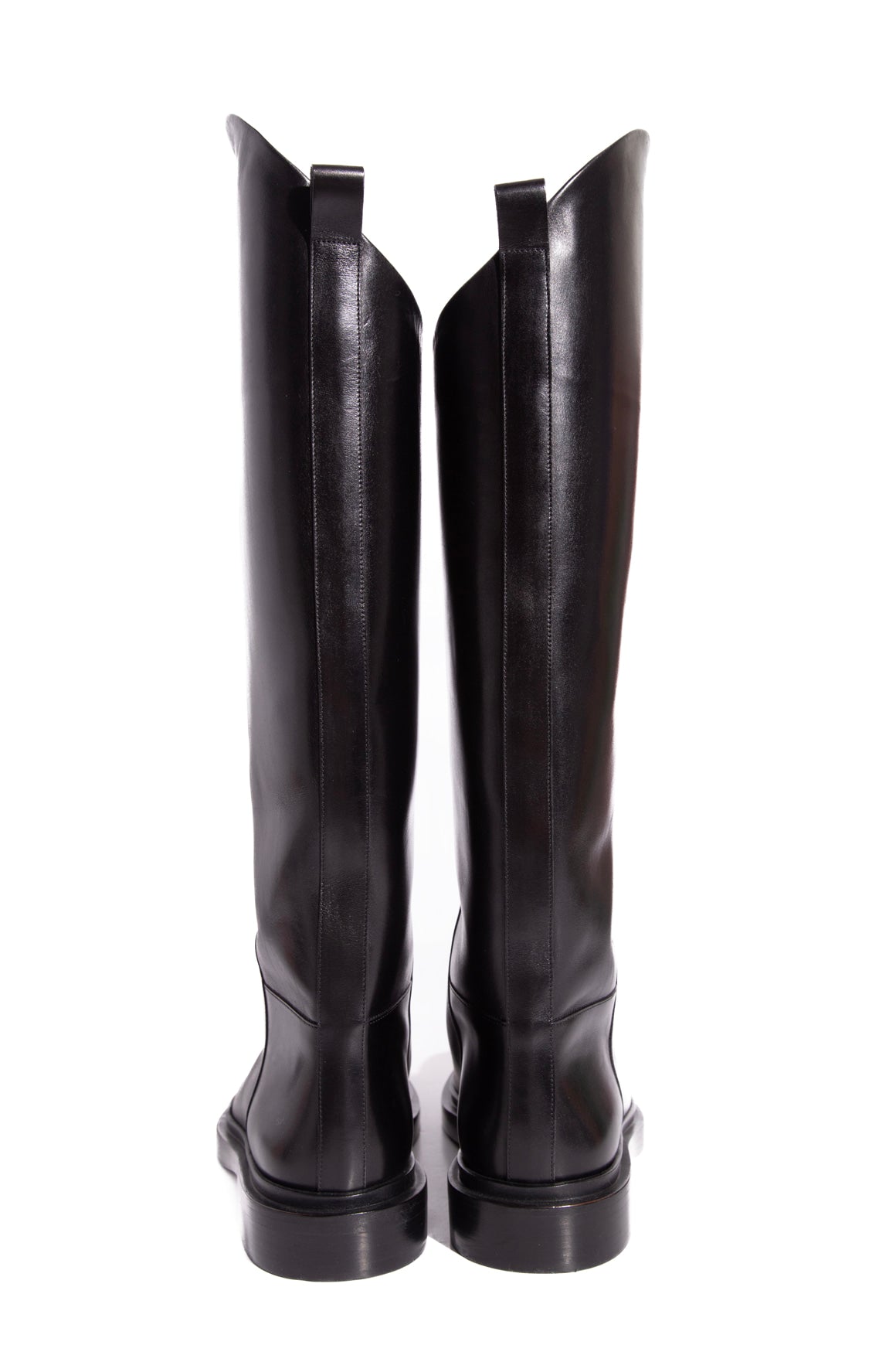 JIL SANDER Black Knee High Riding Boots (Sz.40)