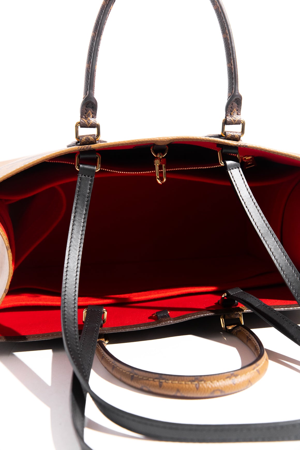 LOUIS VUITTON Brown Monogram OnTheGo GM Tote