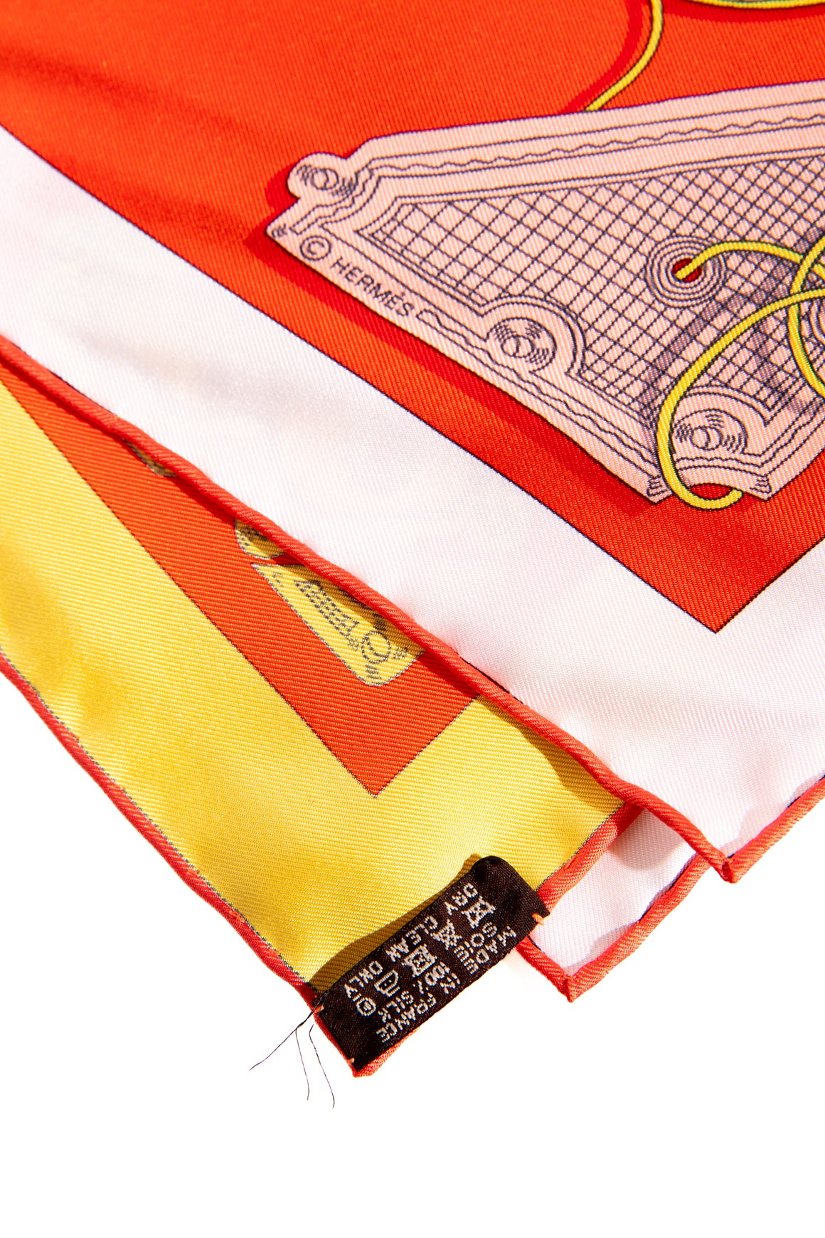 HERMES "Merveilleuses Lanternes" Large Silk Scarf