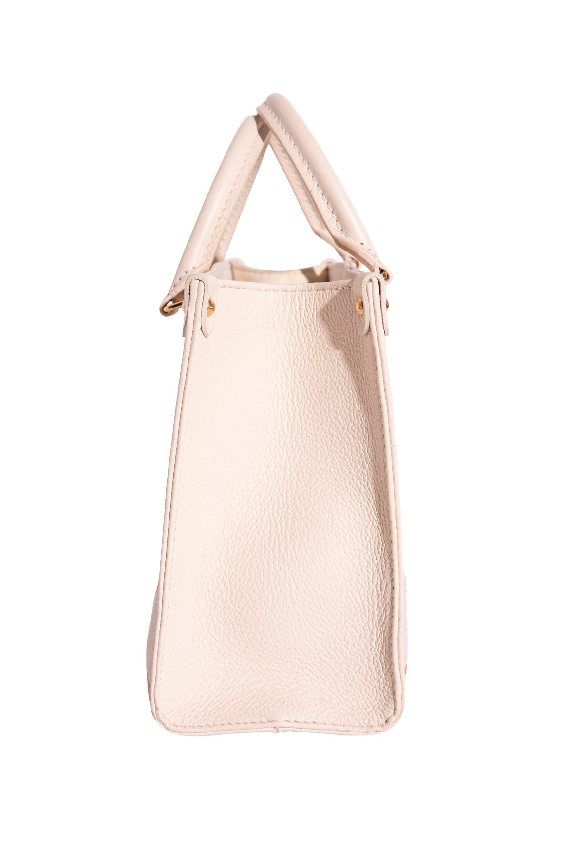 LOUIS VUITTON Cream & Orange Mini Onthego