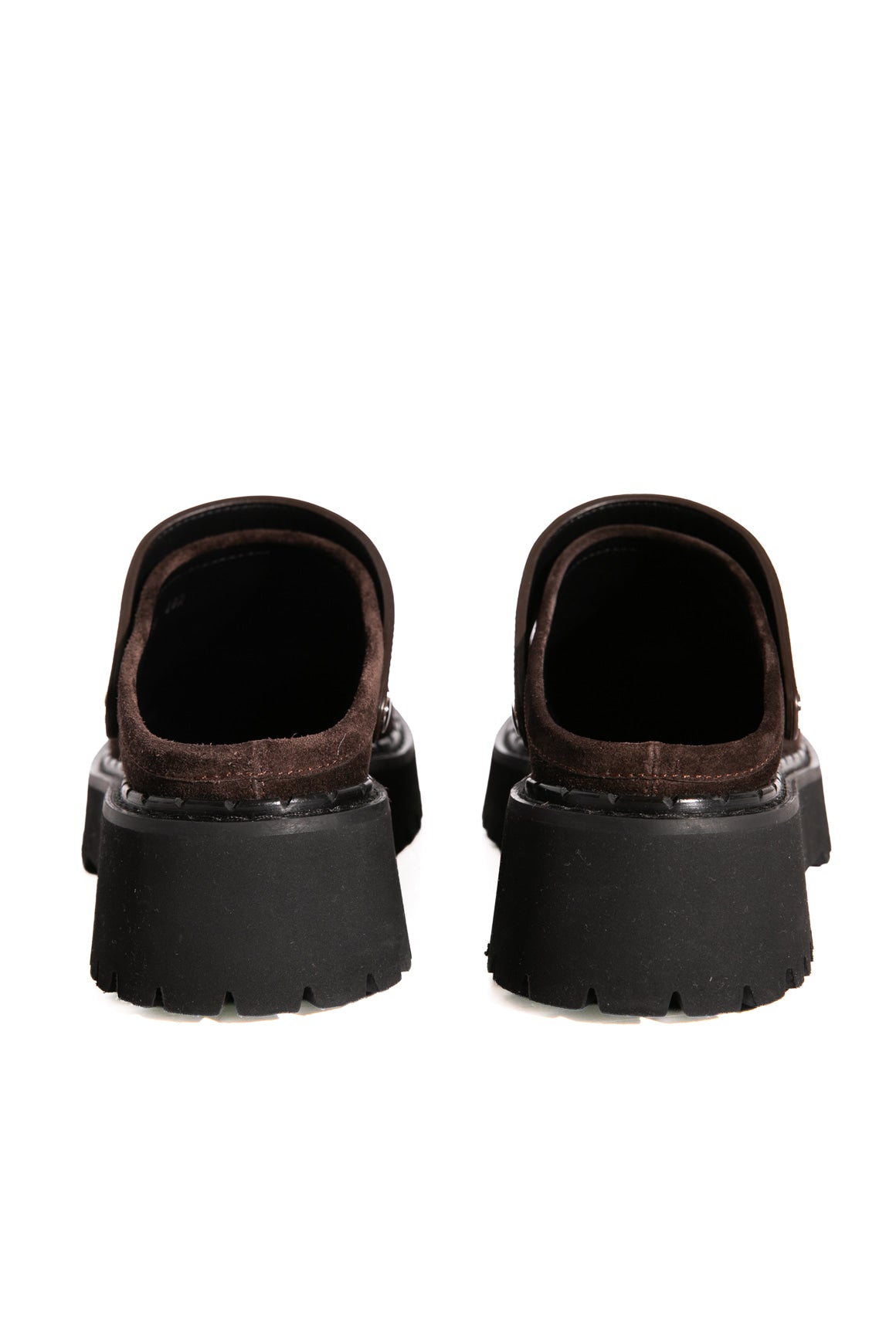 GUCCI Brown Suede Horse-bit Mule Clogs (Sz. 38)