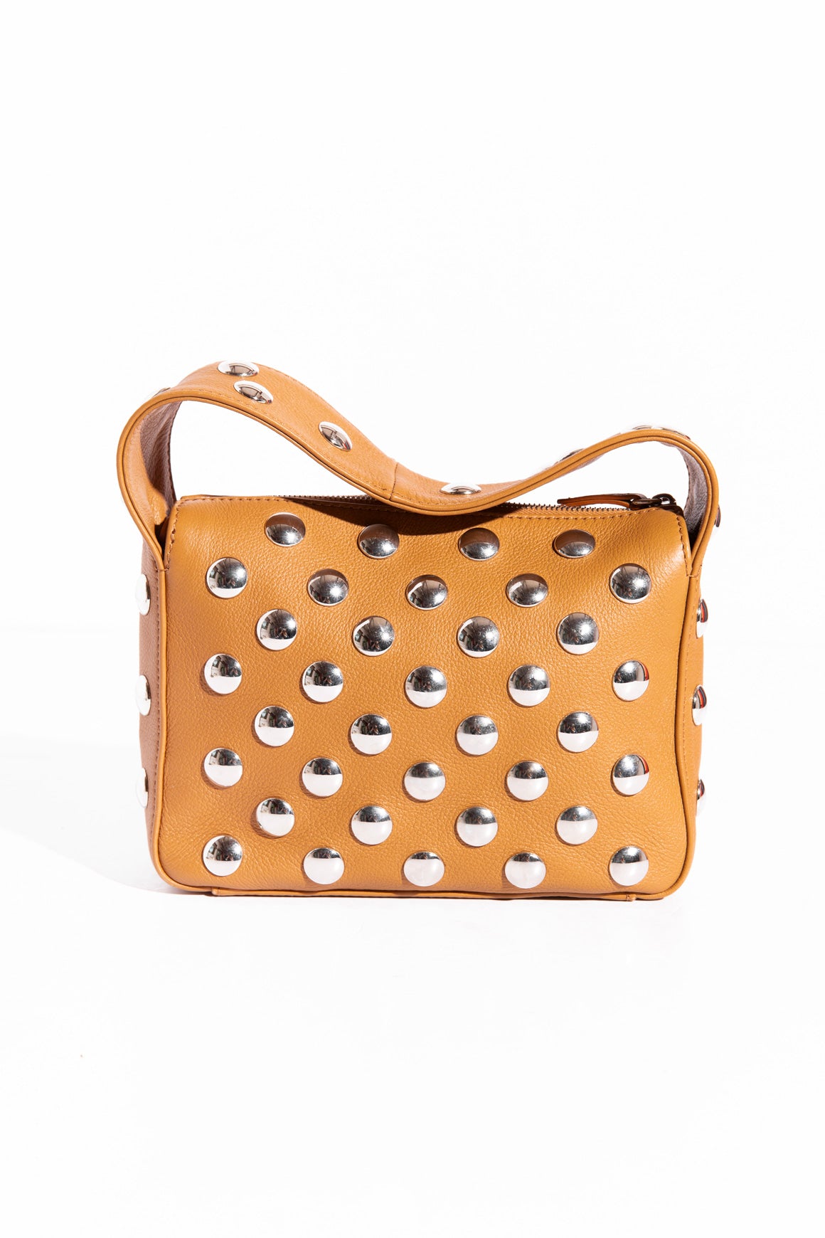 KHAITE Tan Grommet Small "Elena" Bag