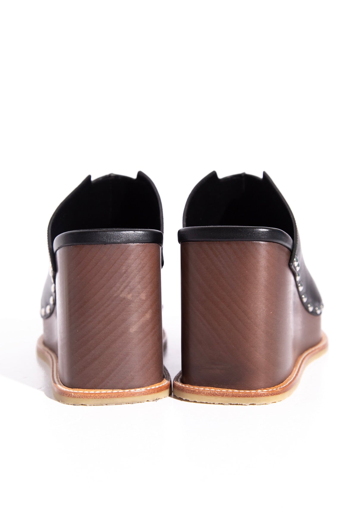 HERMES "Beachwood Earth" Mules (Sz.40)