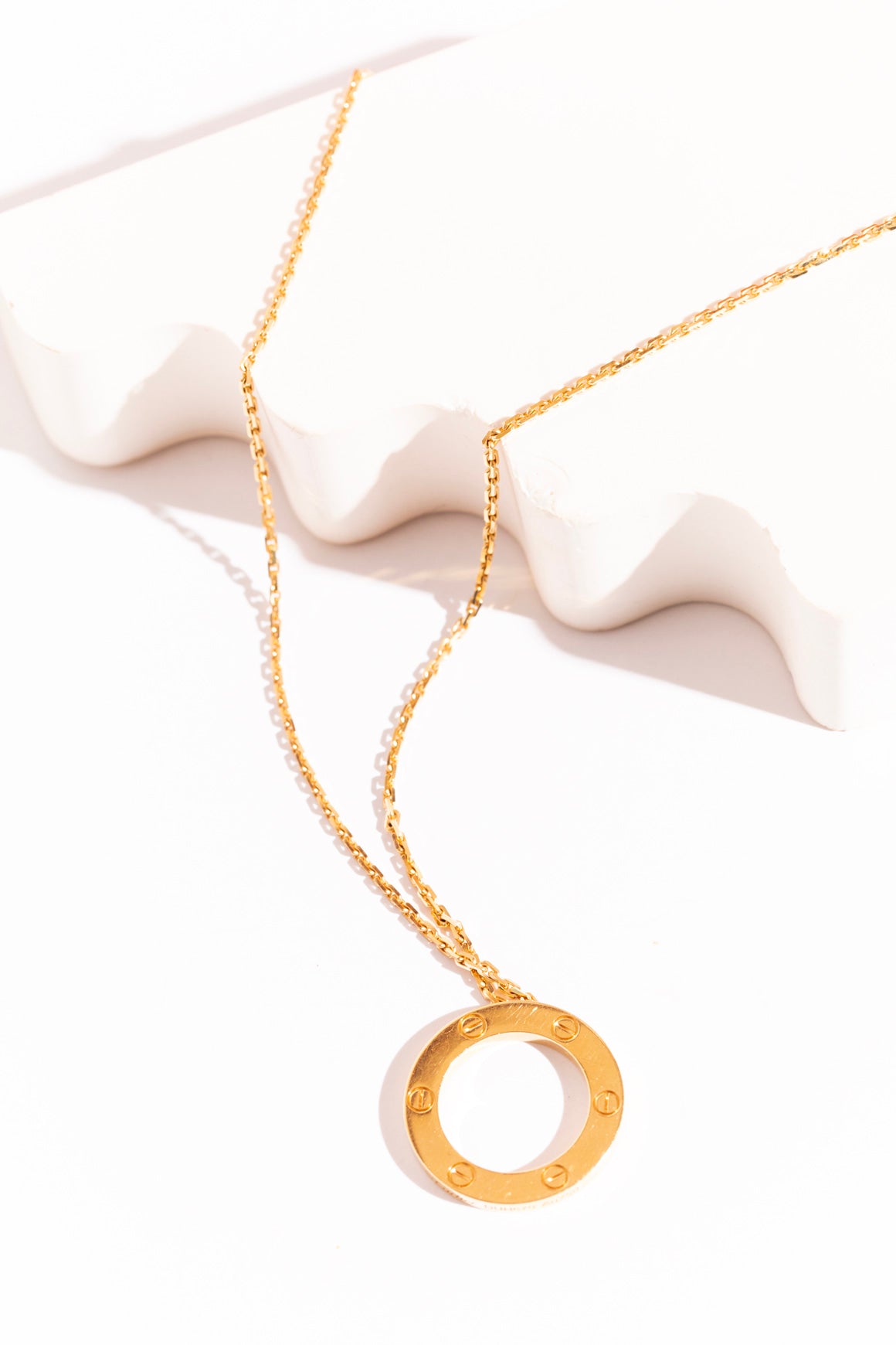 CARTIER 18K Love Necklace