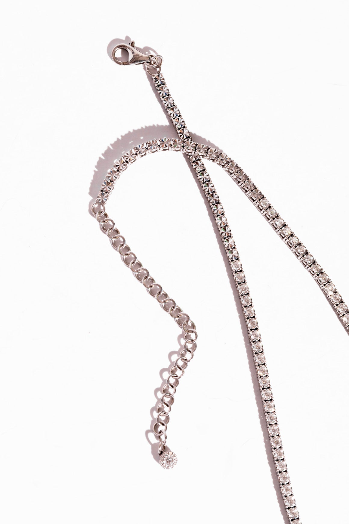 SHY STELLA COLLECTION White Gold Diamond Choker Necklace