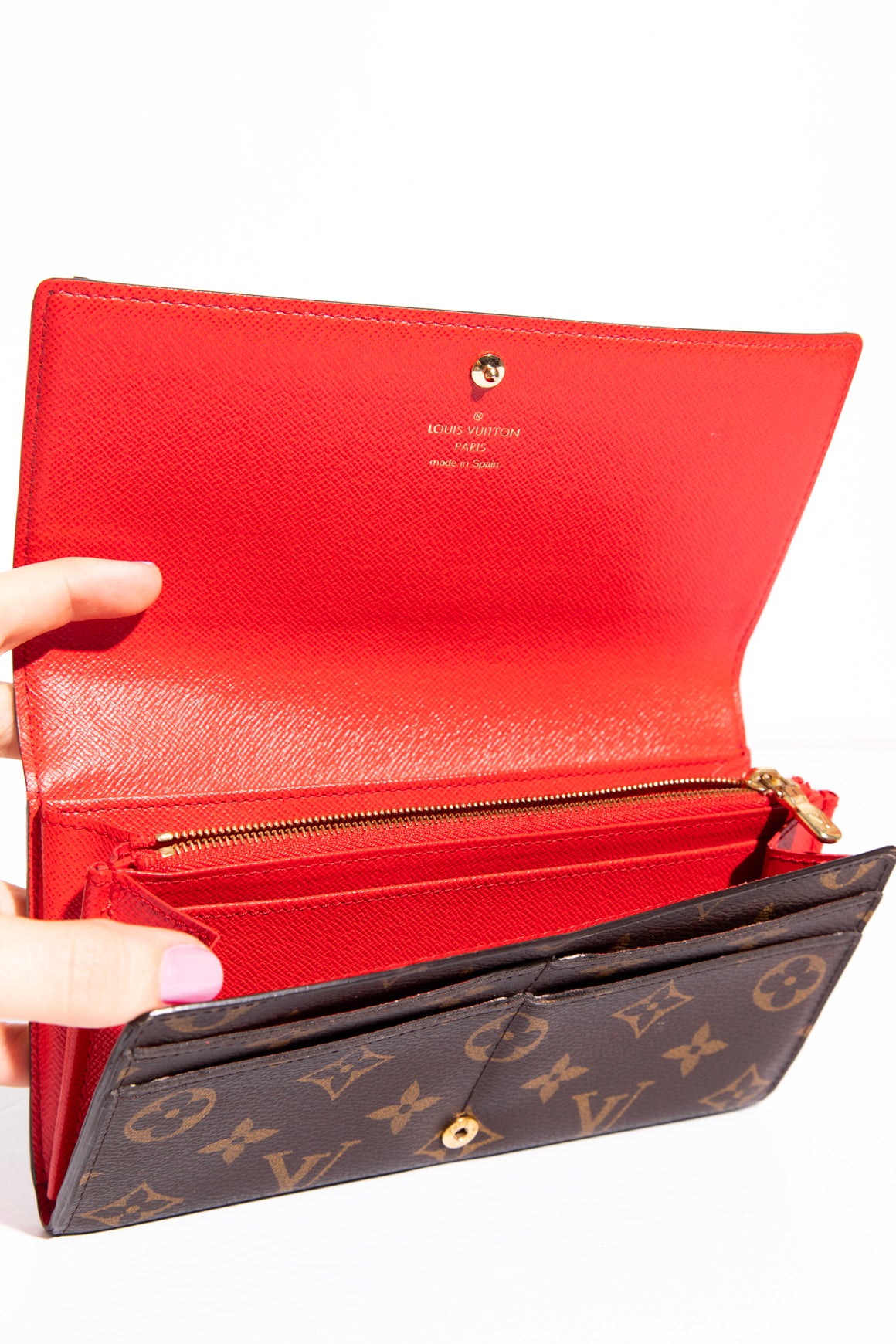 LOUIS VUITTON Vivienne Print Sarah Wallet