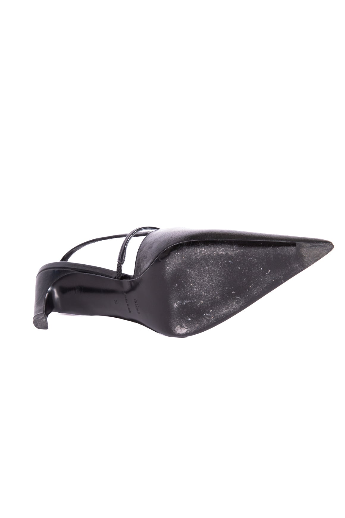 TOTEME Black Slingback Kitten Heels (Sz. 38)