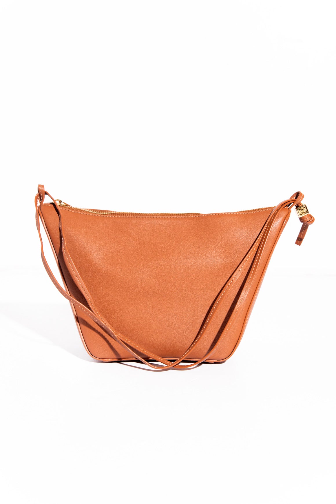 LOEWE Tan Mini Leather Hammock Hobo Bag