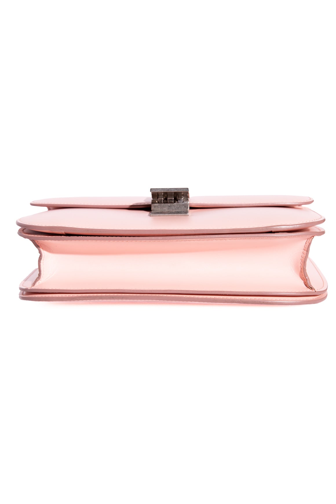 CELINE Pink Classic Box Flap Bag