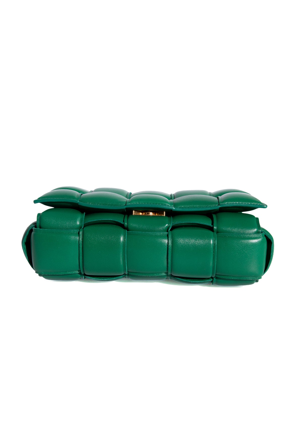 BOTTEGA VENETA Green Padded Chain Cassette Bag