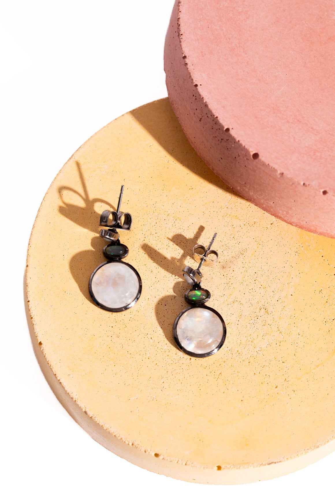NAK ARMSTRONG Moonstone Orbit Earrings