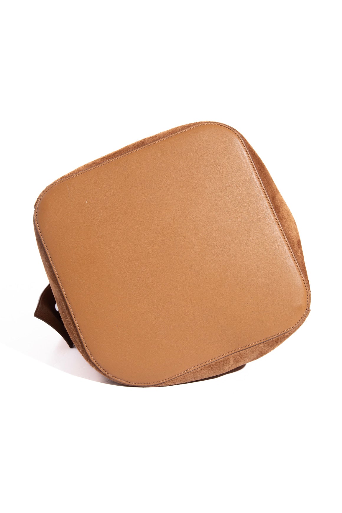 LOEWE Tobacco Suede Large Pebble Bucket Bag