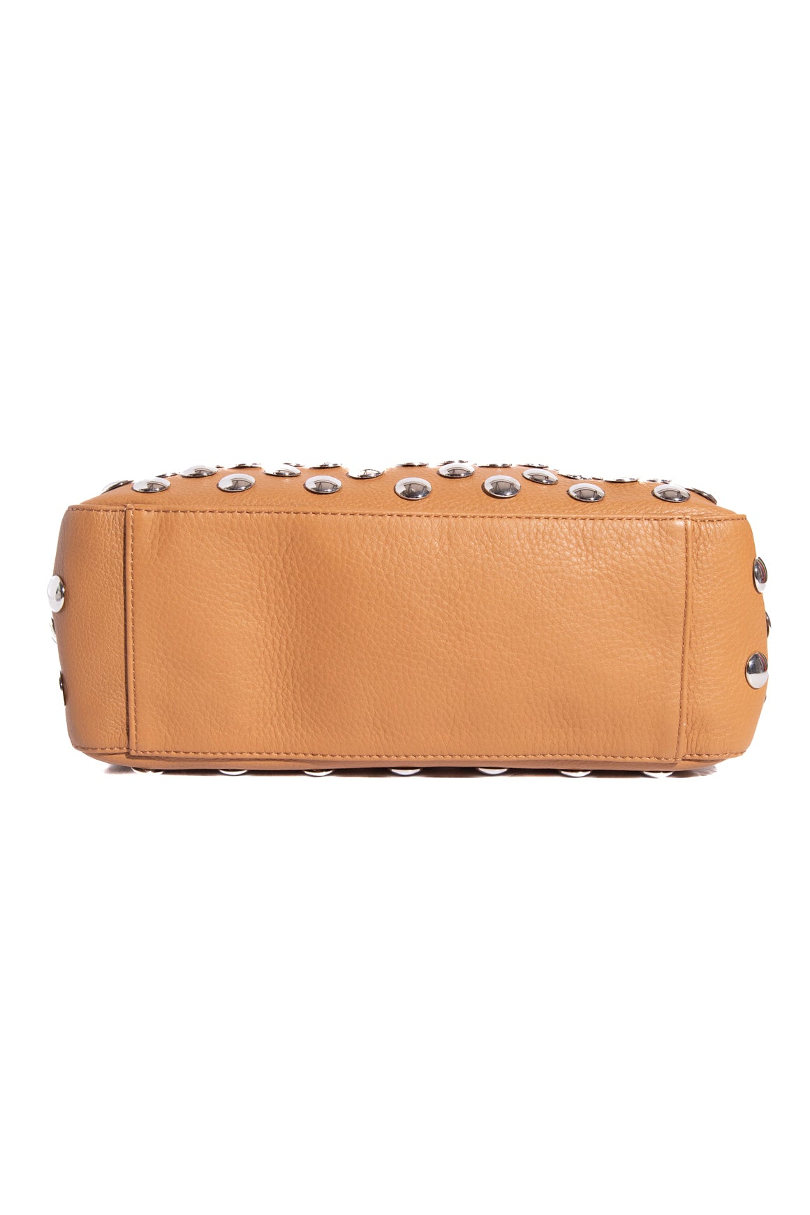 KHAITE Tan Leather Elena Stud Bag