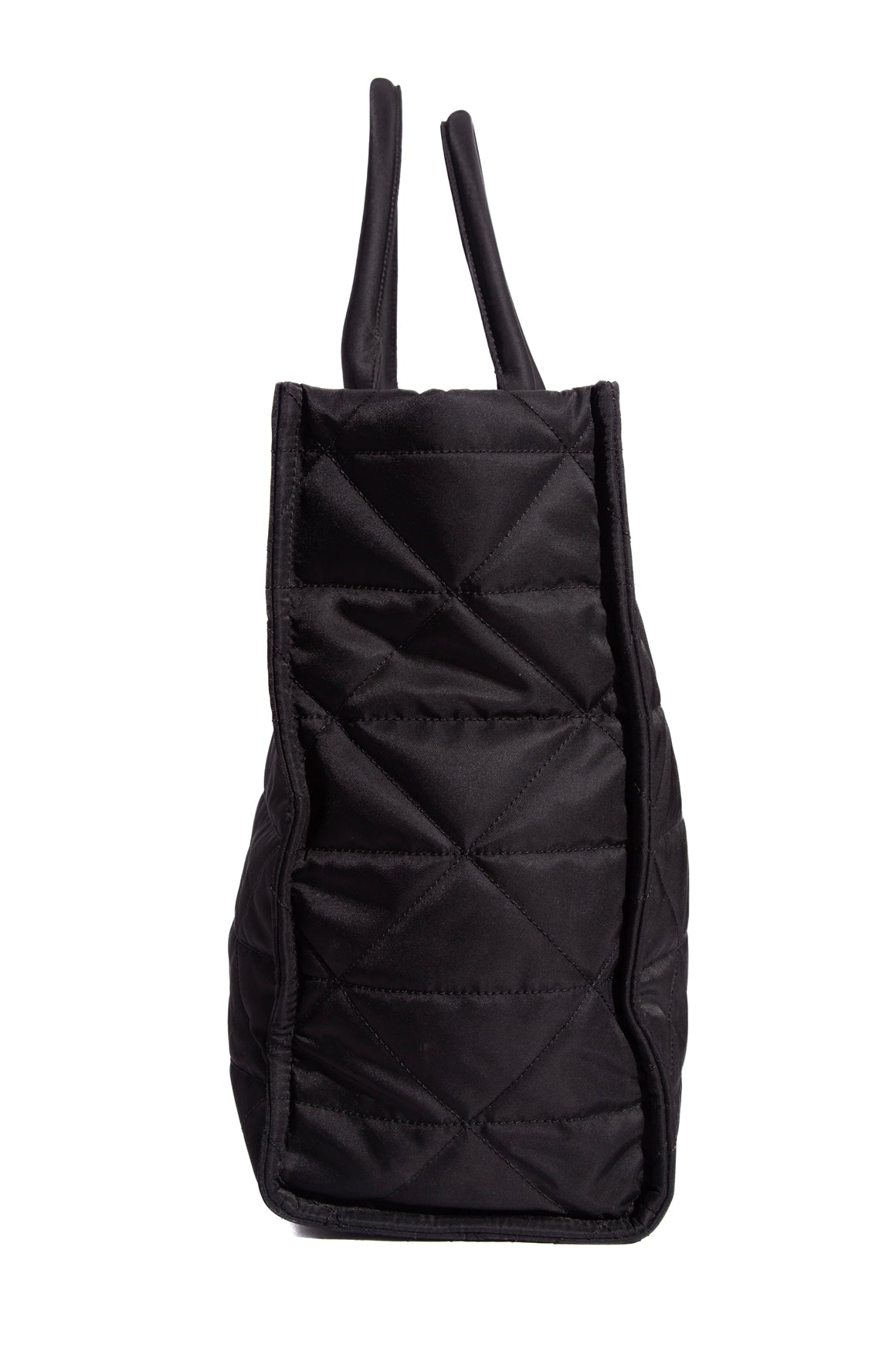 PRADA Black Padded Re-Nylon Tote