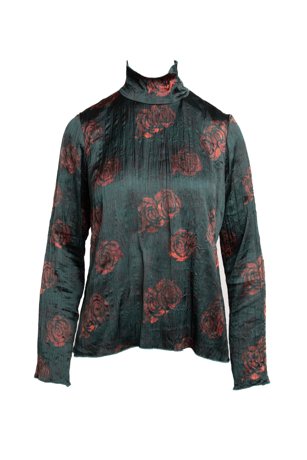 RACHEL COMEY Floral Satin Blouse (Sz.4)