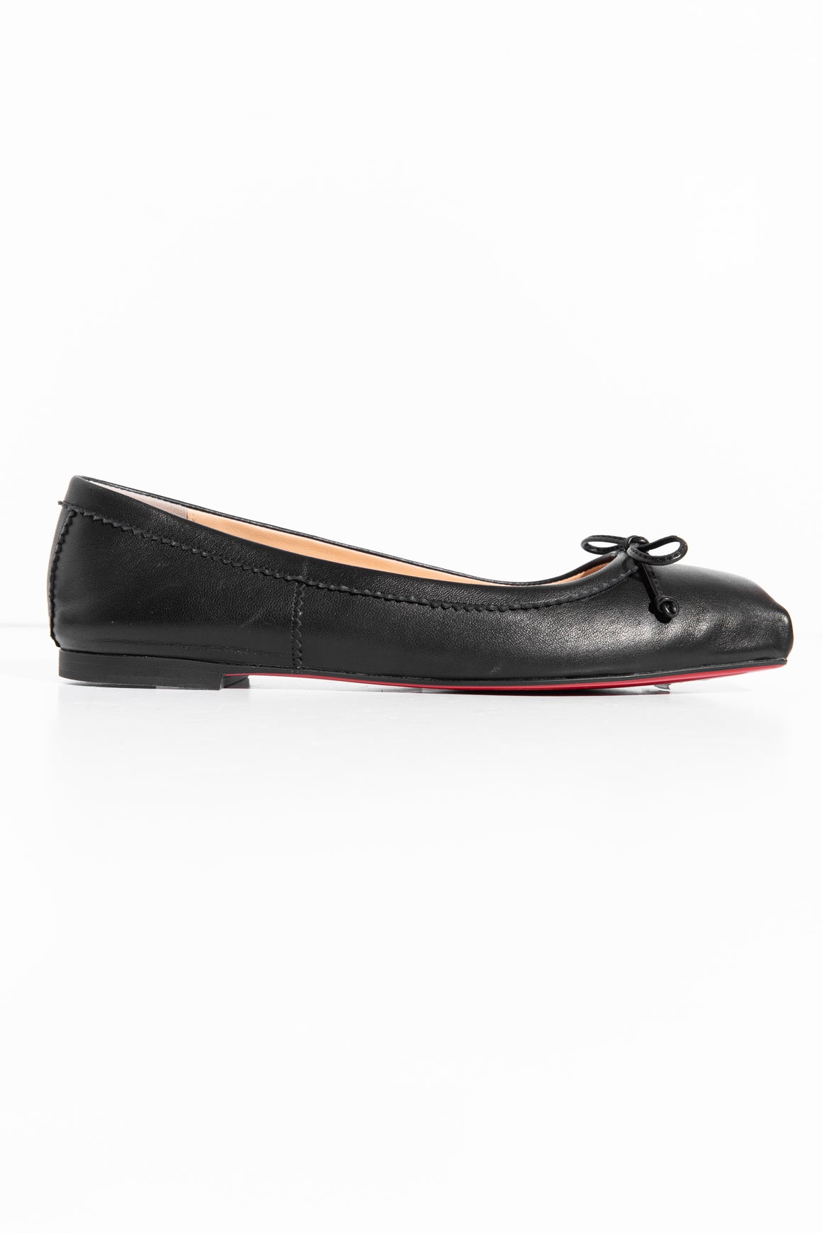 LOUBOUTIN Black Mamadrague Ballet Flats (Sz. 38.5)