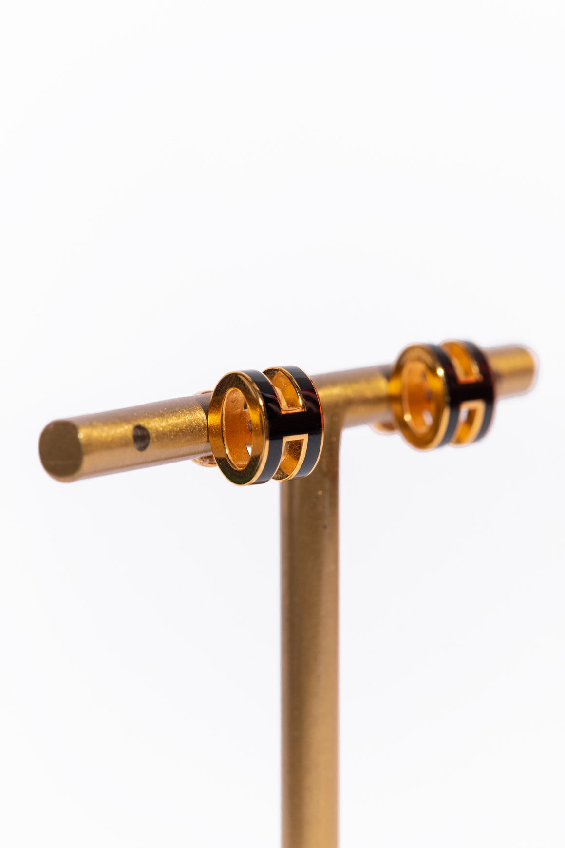 HERMES "Pop H" Stud Earrings