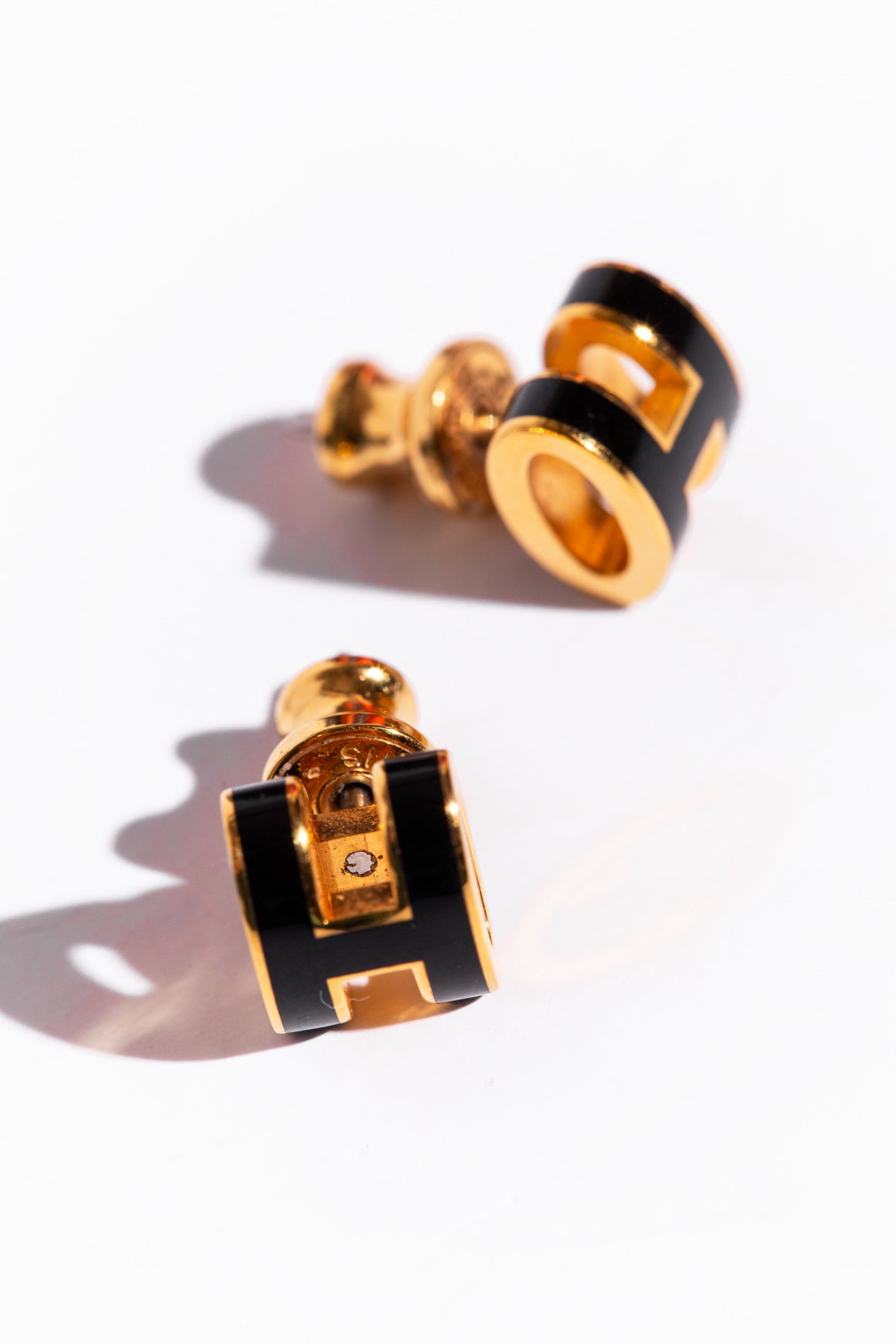 HERMES "Pop H" Stud Earrings
