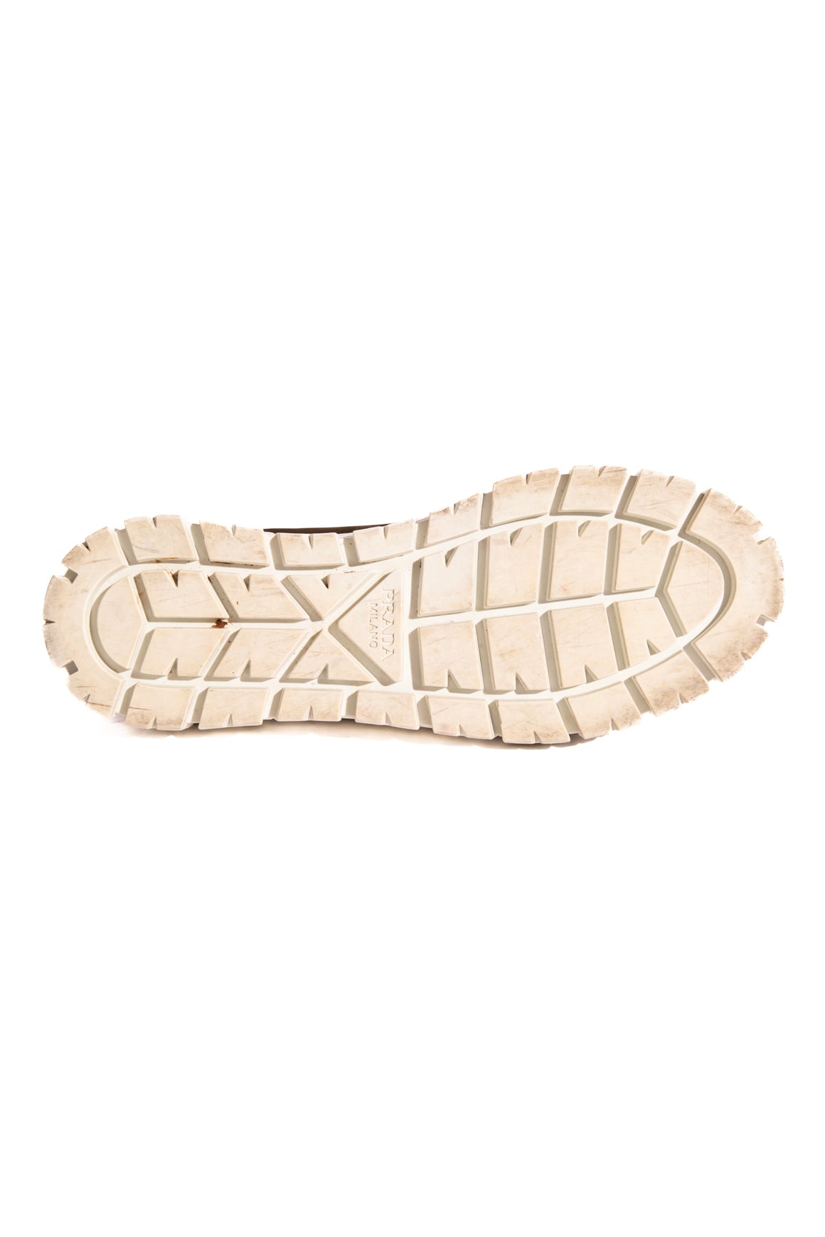 PRADA Olive Monolith Platform Sneakers (Sz. 41)