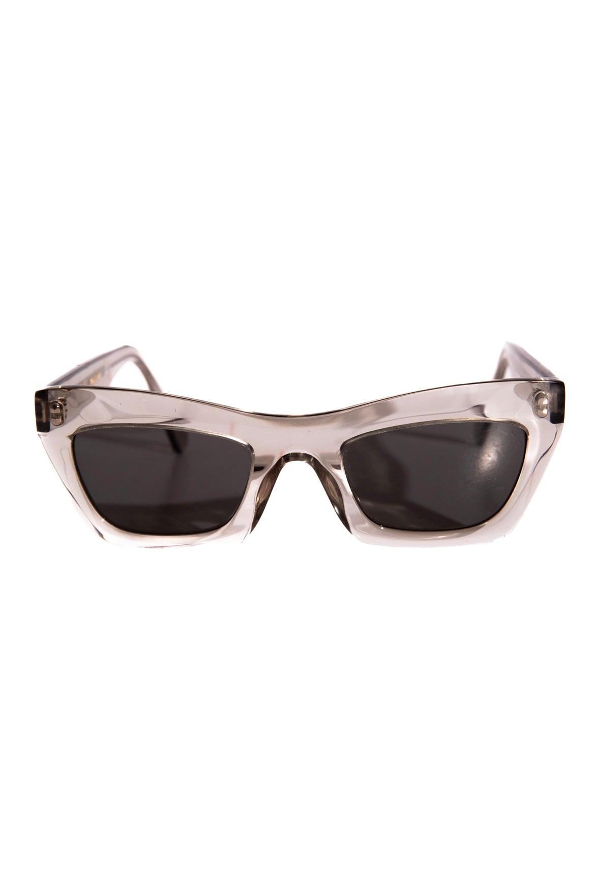 CELINE Grey Acrylic Cat Eye Sunglasses