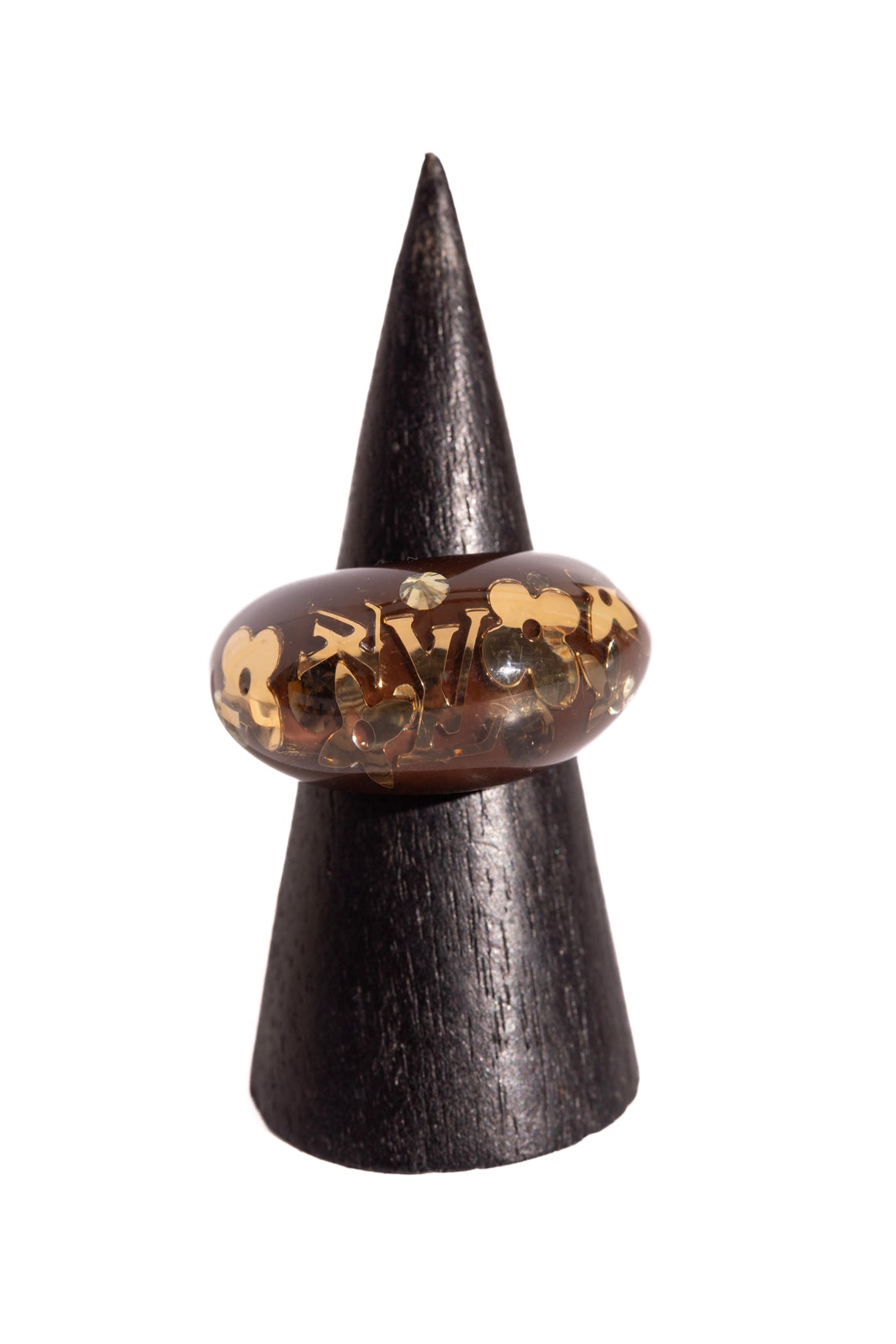 LOUIS VUITTON Enamel Bulb Ring