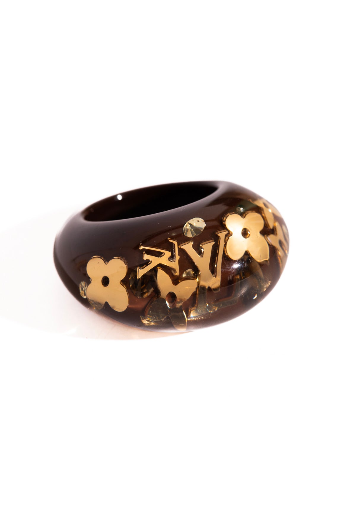 LOUIS VUITTON Enamel Bulb Ring