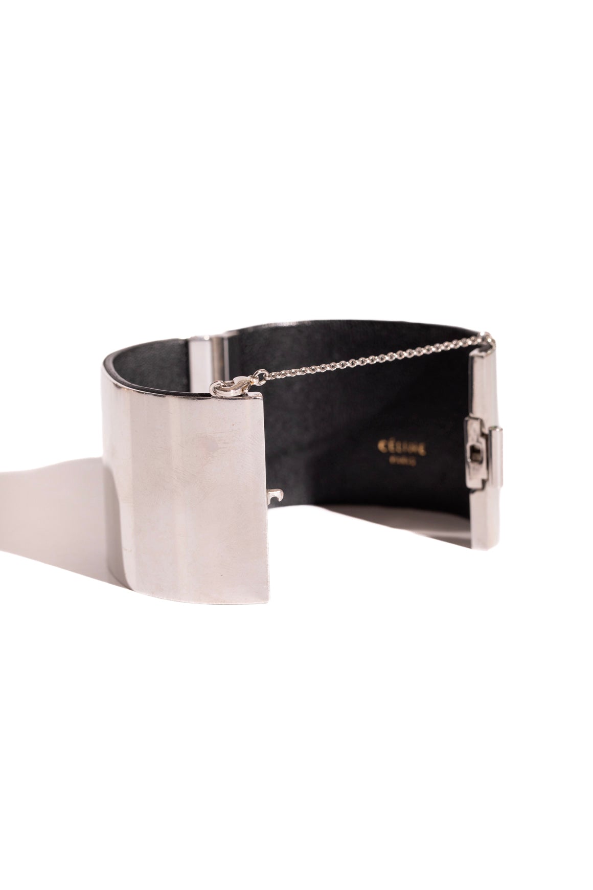 CELINE Silver Wide Cuff