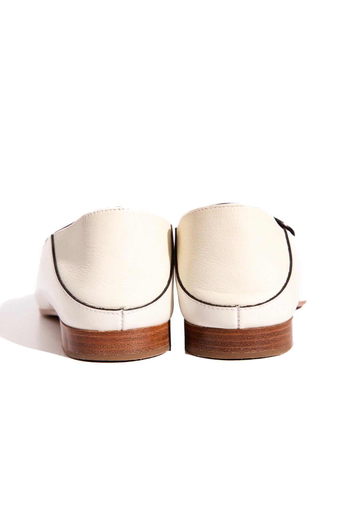 CHLOE Cream C Logo Loafers (Sz. 36)