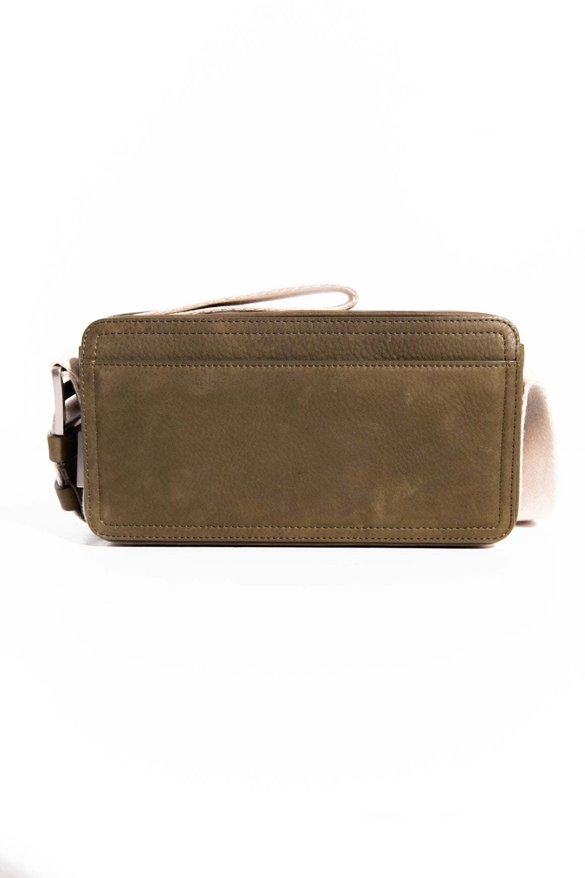 JACQUEMUS Olive Green "Horizontal Cuerda" Crossbody Bag