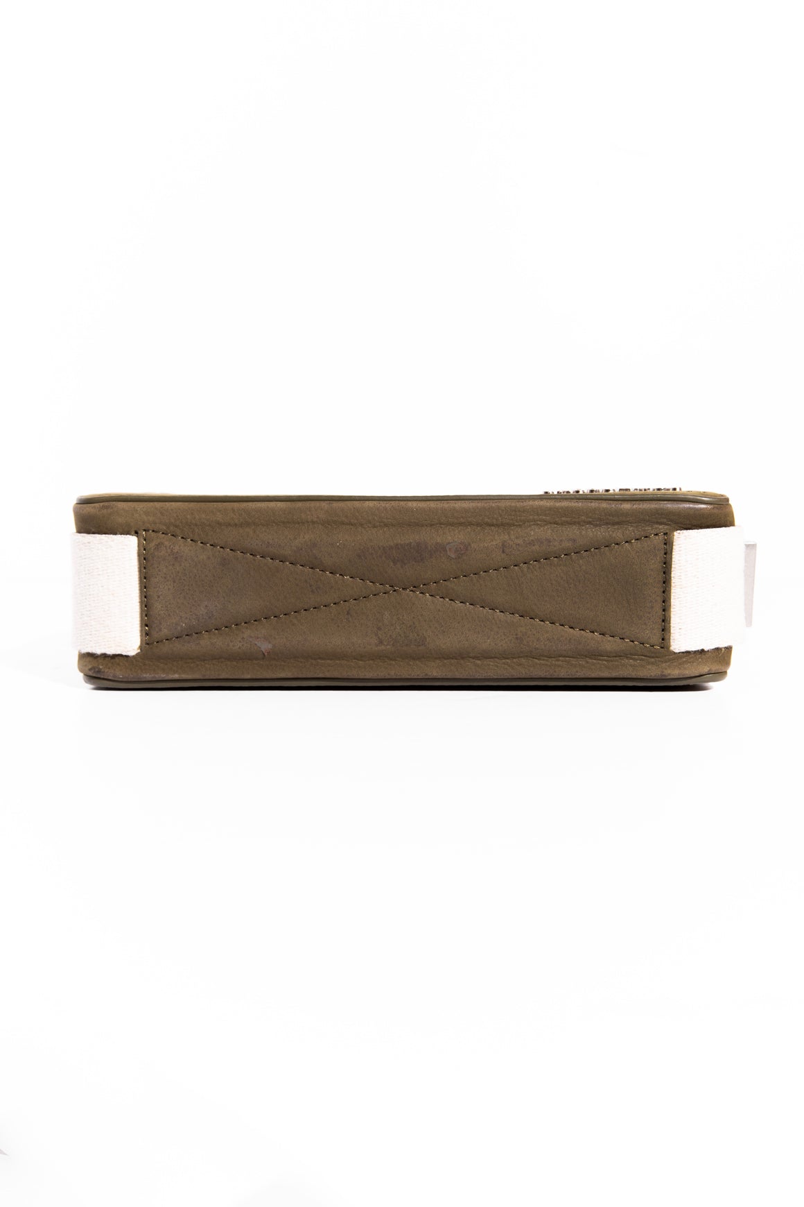 JACQUEMUS Olive Green "Horizontal Cuerda" Crossbody Bag