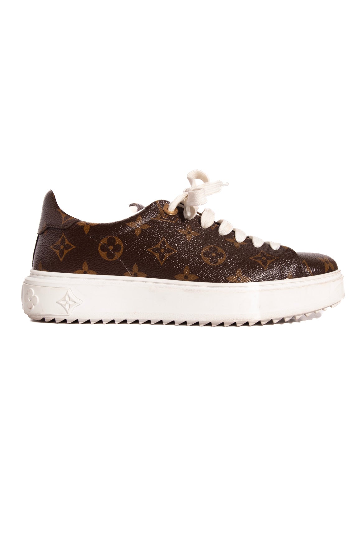 LOUIS VUITTON Monogram Platform Sneakers (Sz.37.5)