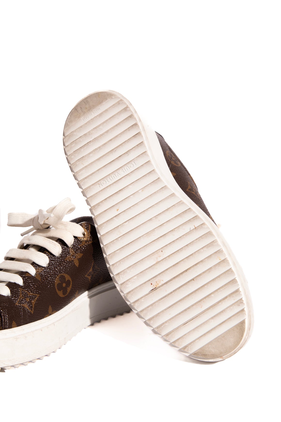 LOUIS VUITTON Monogram Platform Sneakers (Sz.37.5)