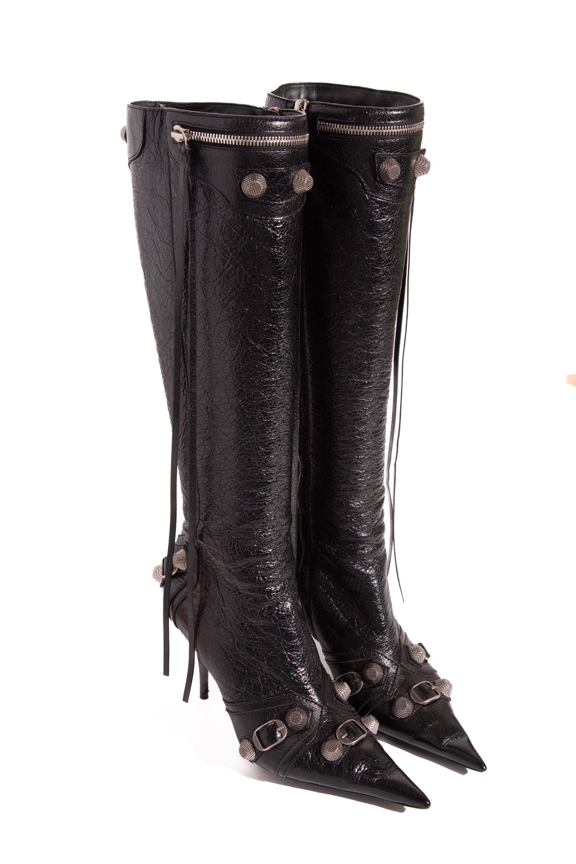 BALENCIAGA 'Le Cagole' Knee High Boots (Sz.38)