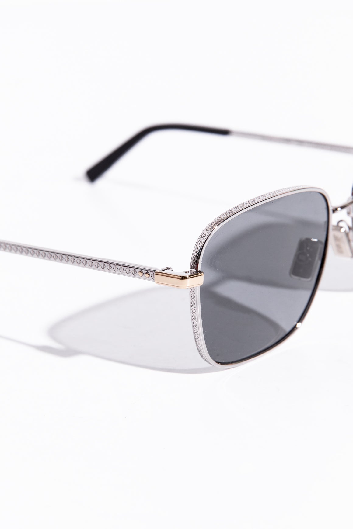 CHRISTIAN DIOR Silver Convertible Aviators | MOSS Consignment