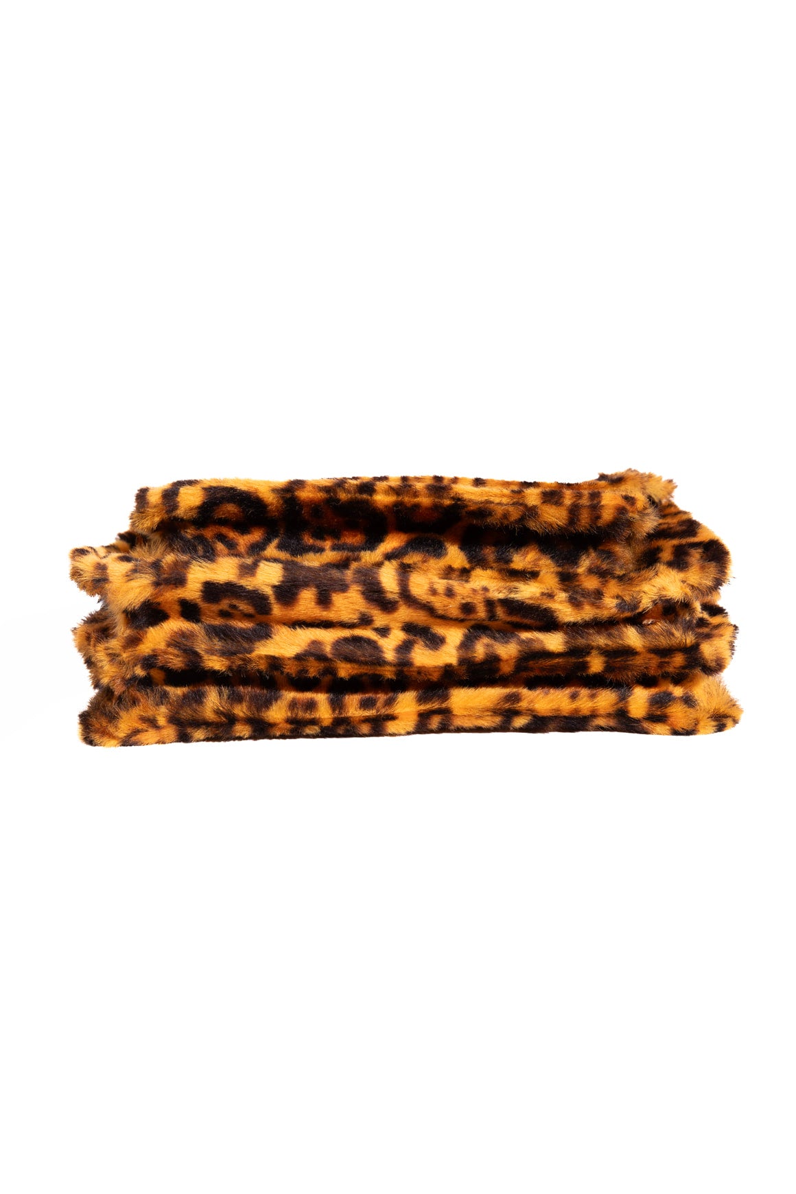 MARNI Leopard Mohair Flap "Soft Trunk" Bag