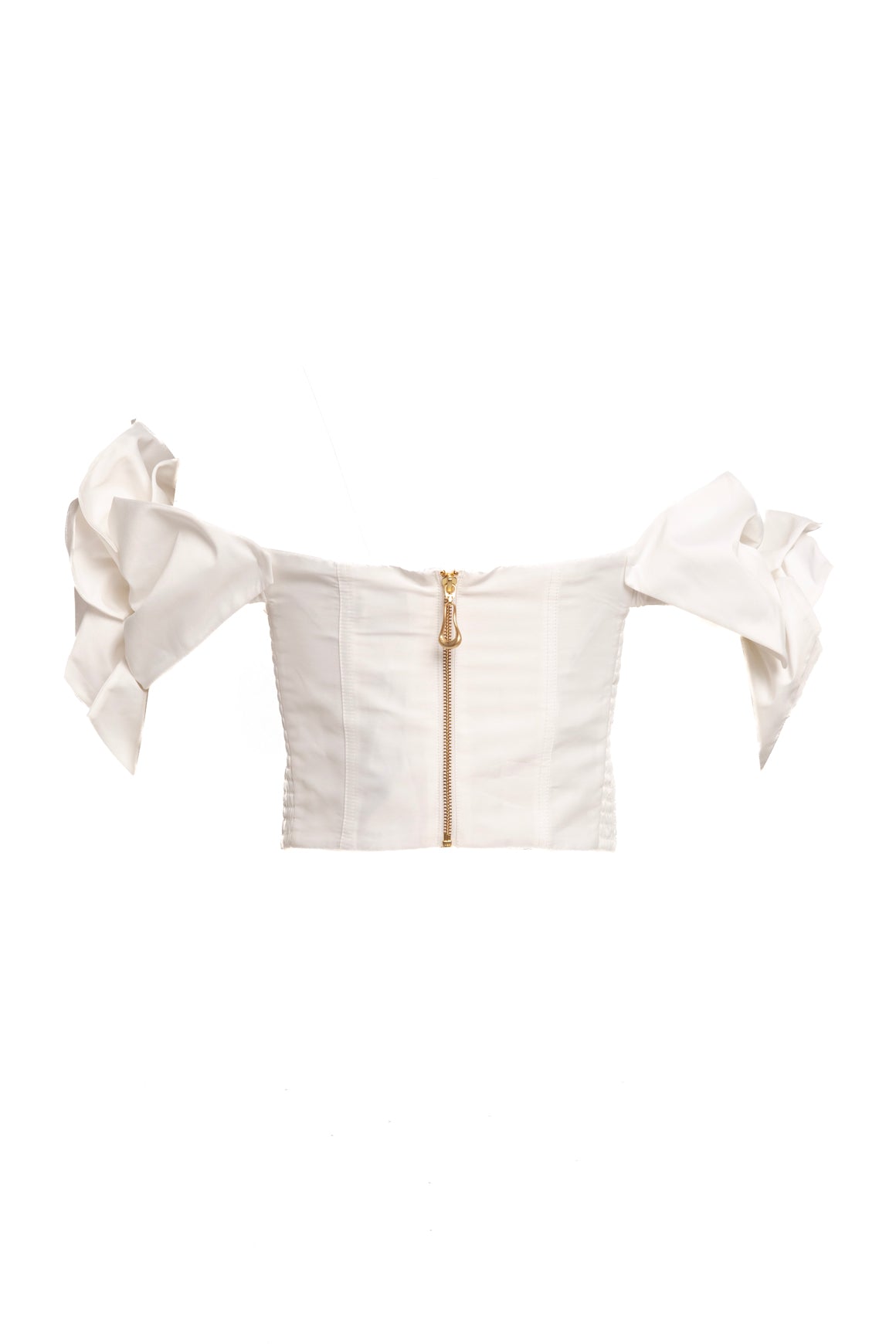 AJE. White Floral Applique "Etta" Top (Sz. L)