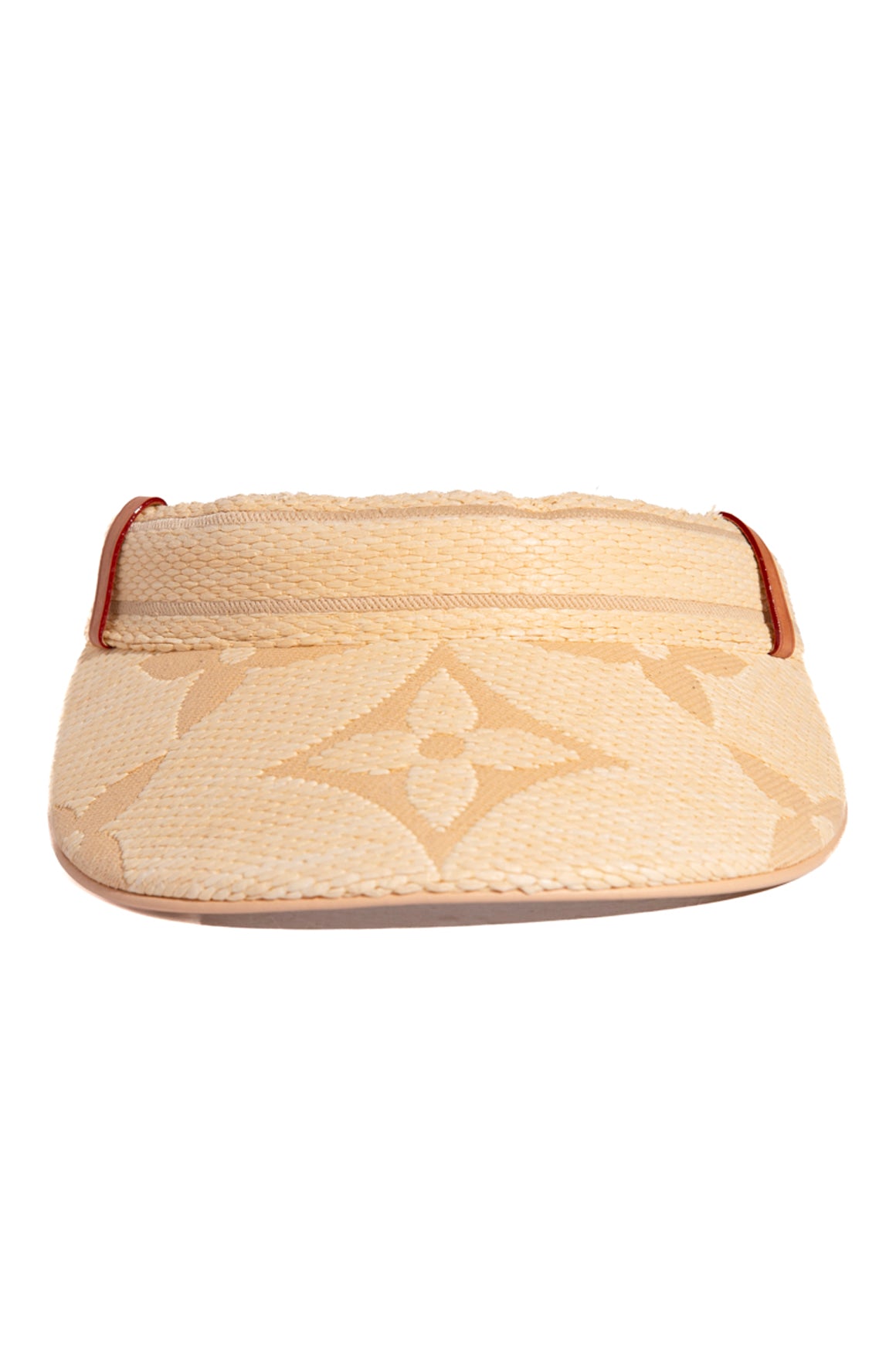 LOUIS VUITTON Raffia Monogram Visor