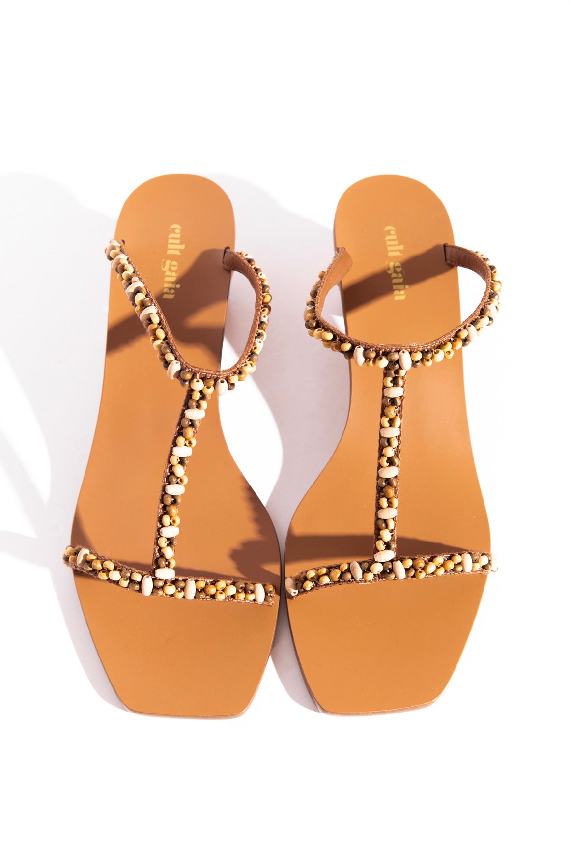 CULT GAIA Brown "Clio" Heeled Sandals (Sz. 40)
